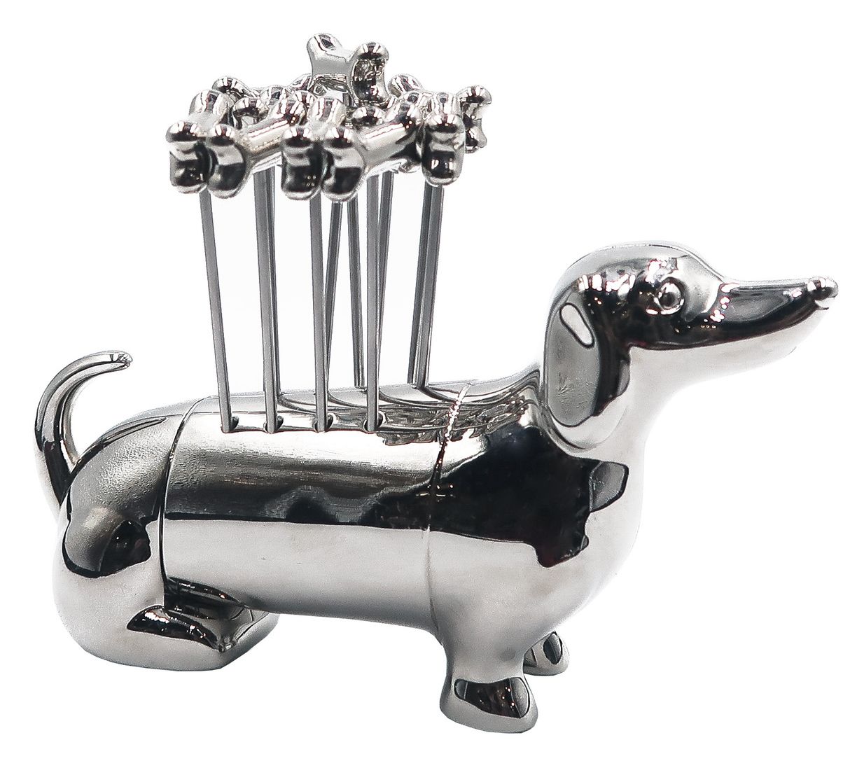 Godinger Dachshund Cocktail Pick Set