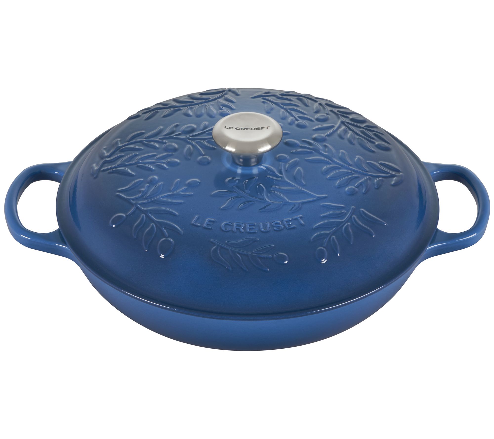 Le Creuset 3.5-qt Olive Branch Collection Braider w/ Lid