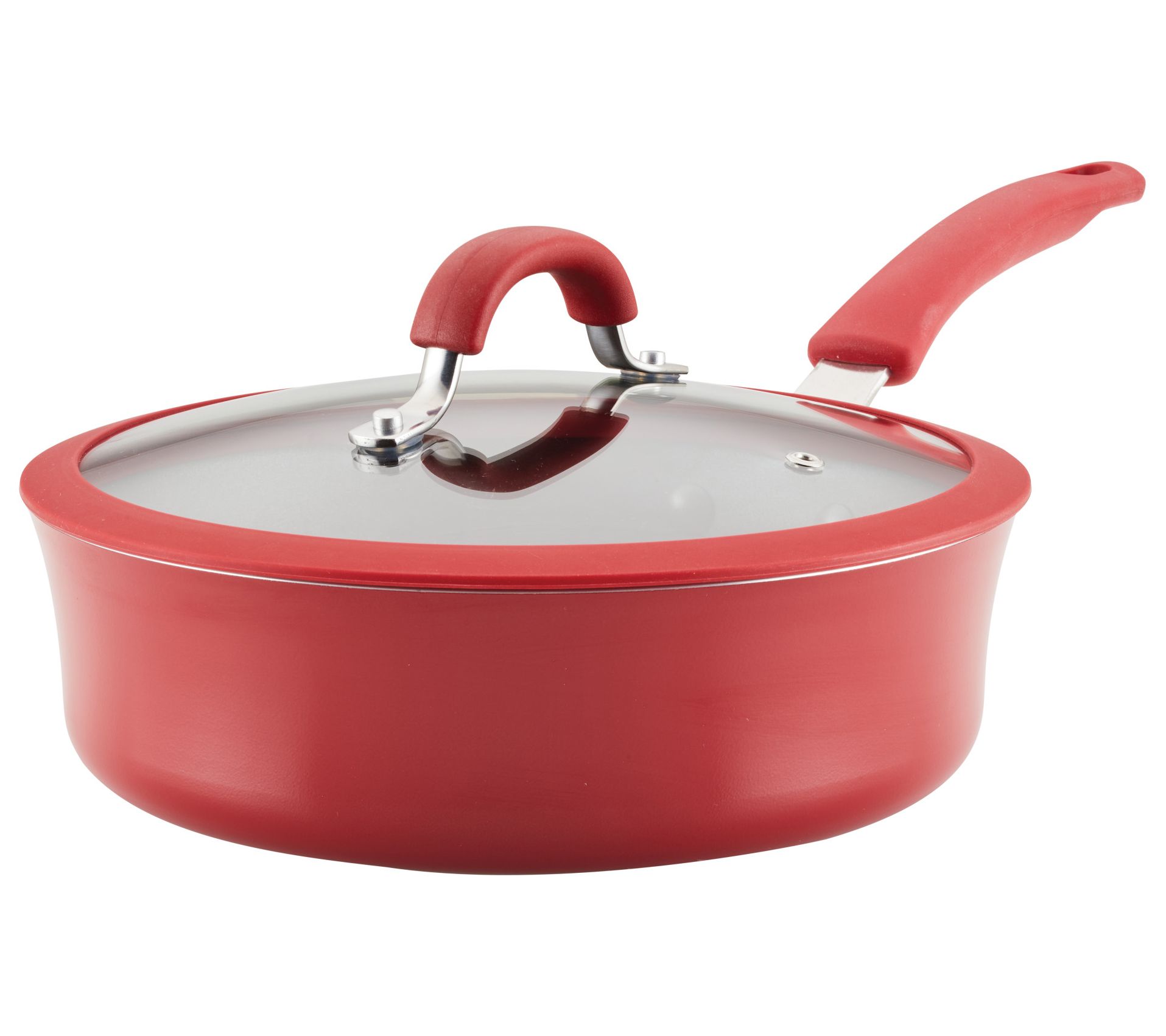 Rachael Ray Coo k + Create 3qt. Non-stick Saut e Pan with Lid