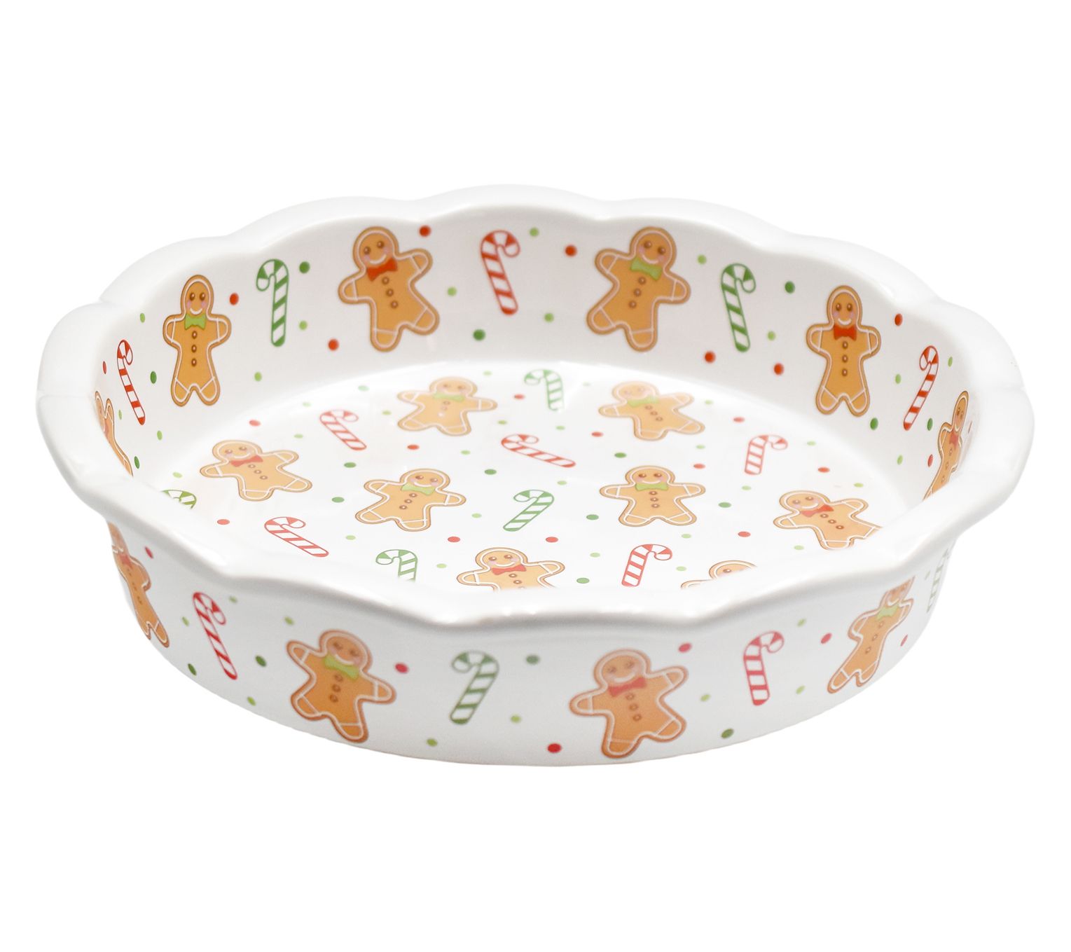 Temp-tations Seasonal Scalloped-Edge 9" Pie Plate