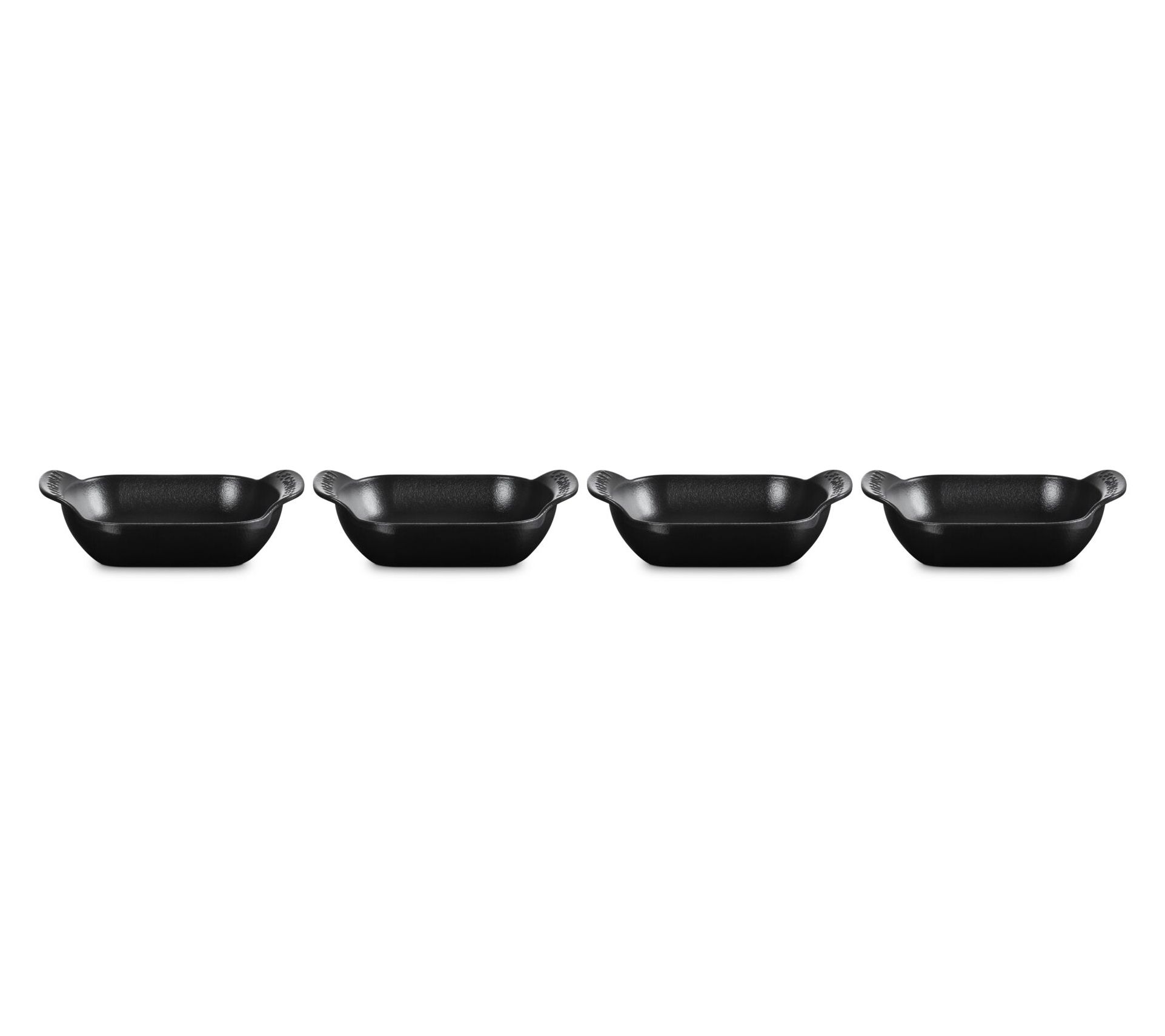 Le Creuset Set of 4 Mini Rectangular Baker 1/3-qt