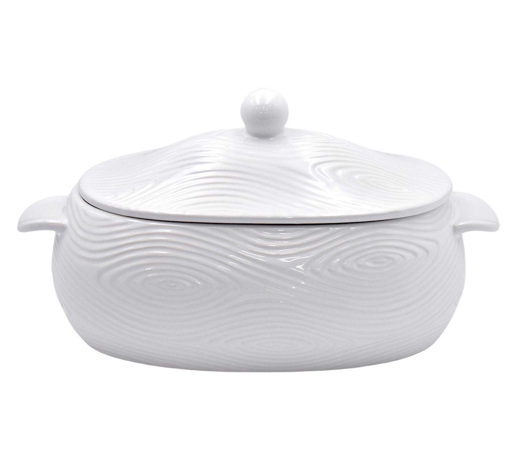 "As Is" Temp-tations Woodland 3-qt Covered Casserole
