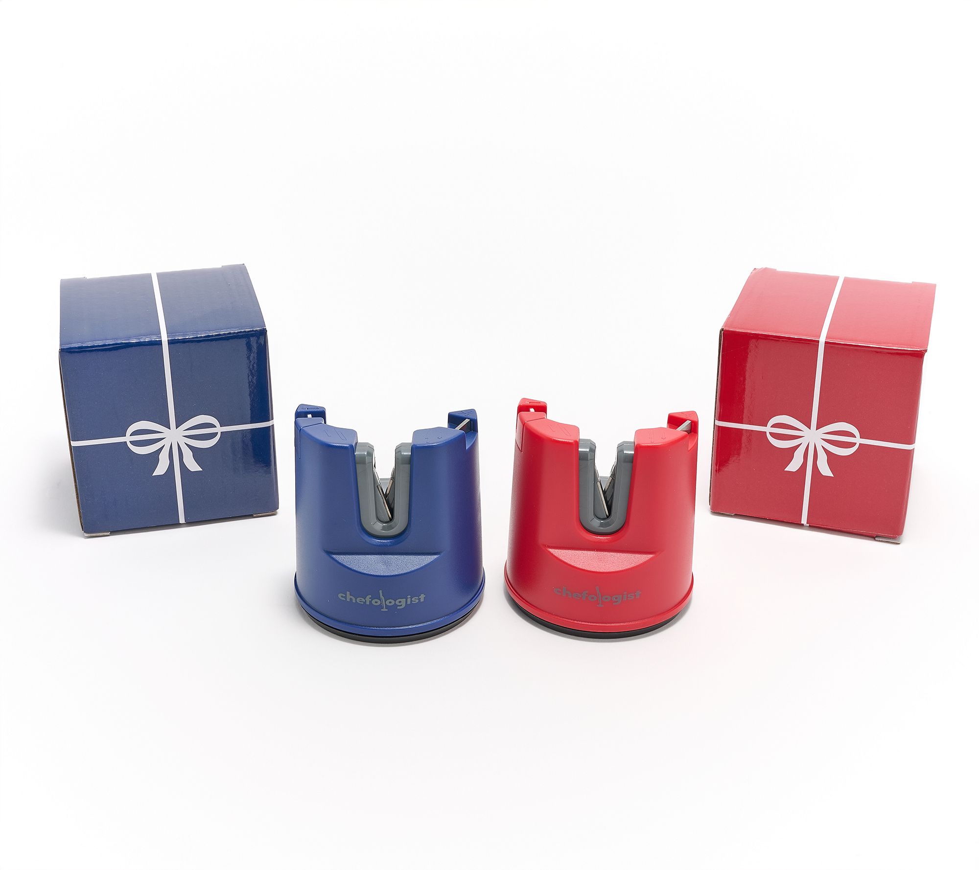 Chefologist S/2 Knife & Scissor Sharpener w/ Gift Boxes