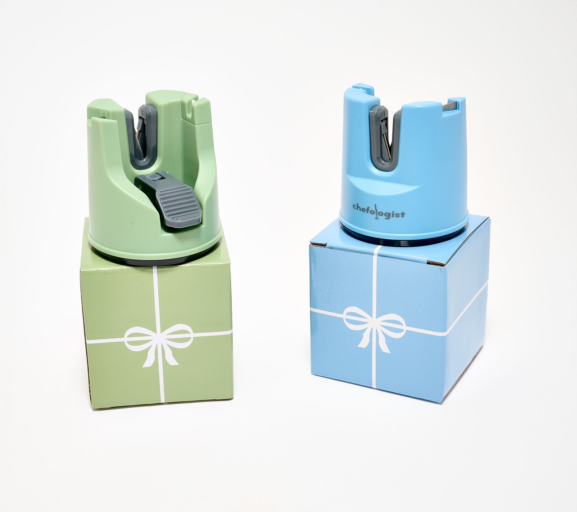Chefologist S/2 Knife & Scissor Sharpener w/ Gift Boxes