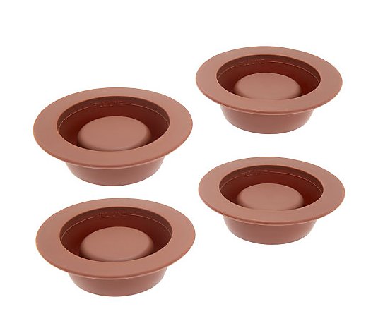 Set of 4 Silicone Brownie Bowl Forms