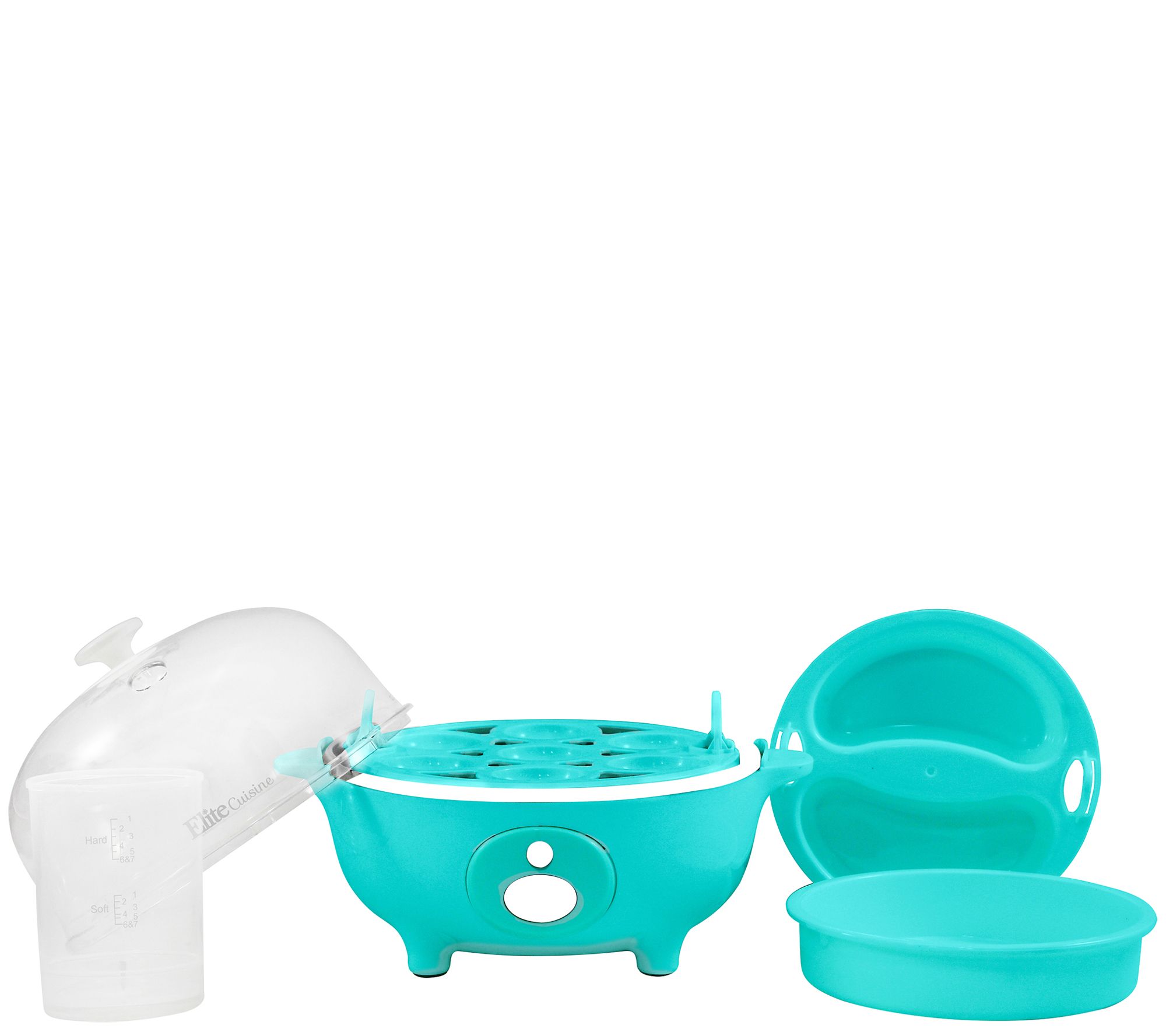 Elite Cuisine Automatic Easy 7Egg Cooker Turquoise