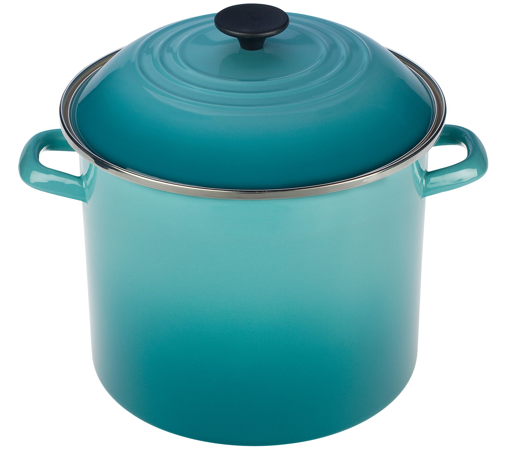 Le Creuset 10-qt Enamel on Steel Stockpot on QVC 