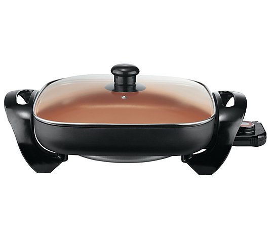 Brentwood Appliances 12 Nonstick Copper Electric Skillet 