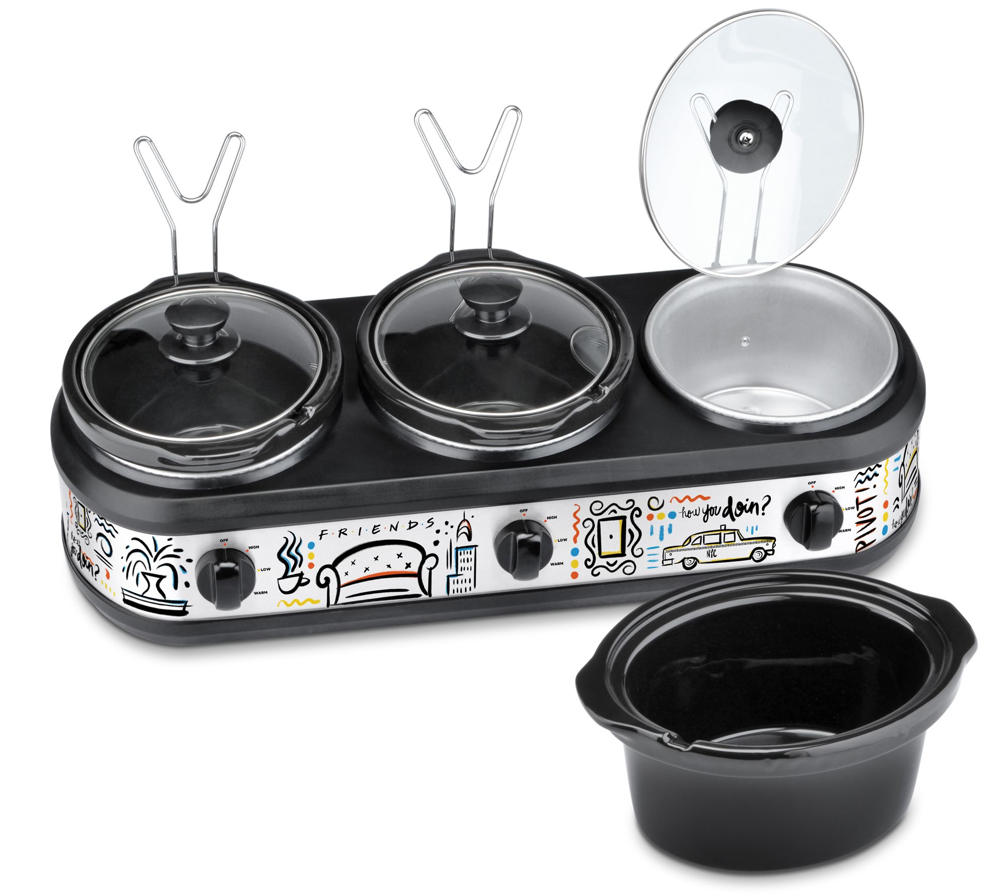 Tru 3 Crock 2.5 Quart Buffet Station