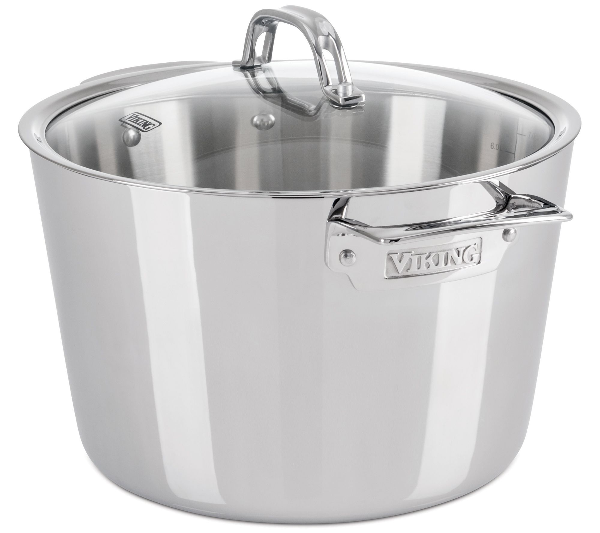 Viking Contemporary 8qt Mirror Finish Stock Pot
