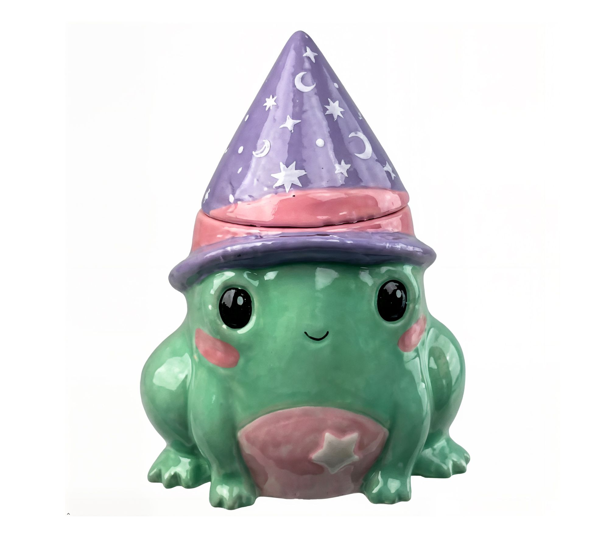  10 Strawberry Street Halloween Frog Wizard Canister