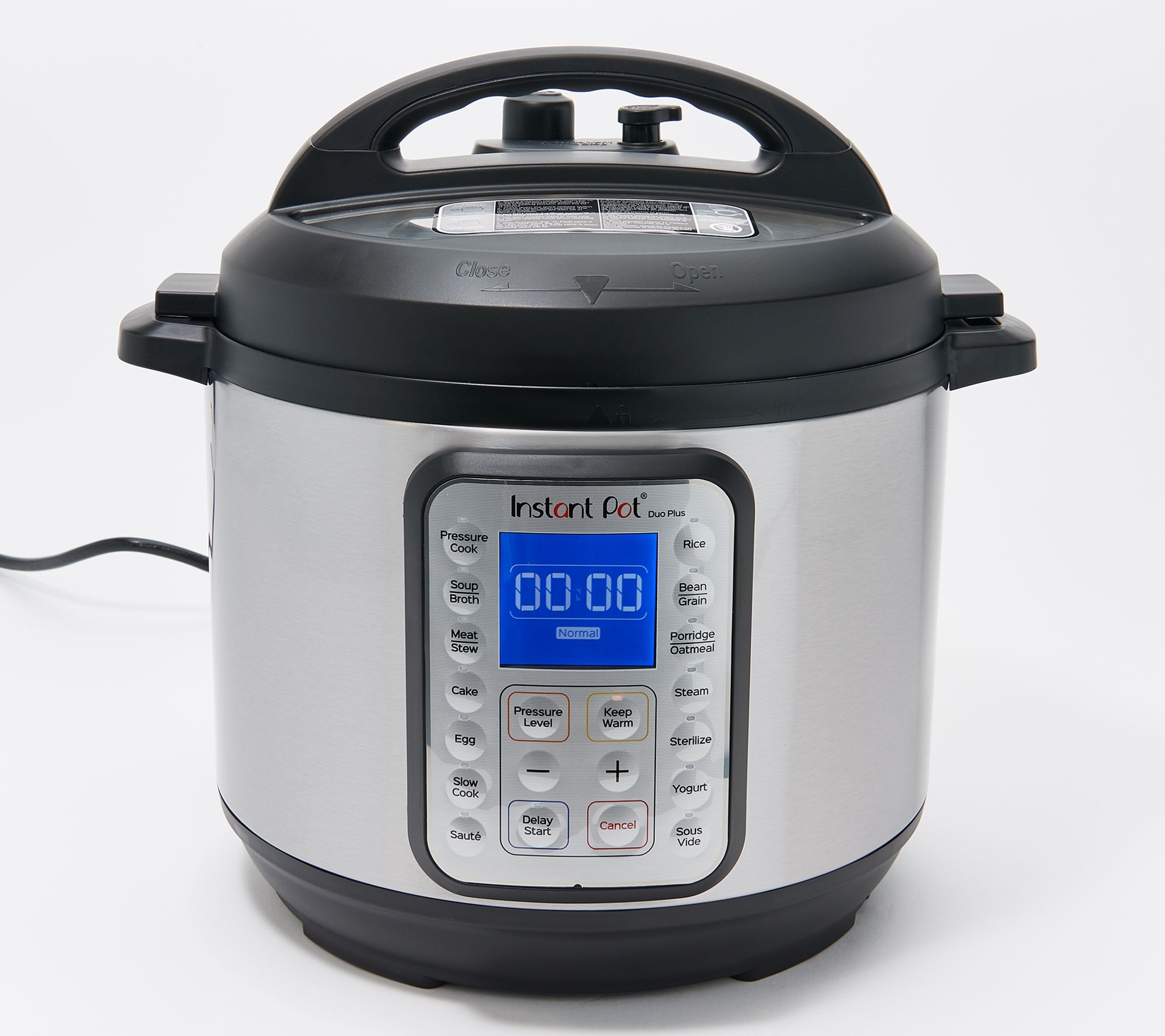 Instant Pot 6-qt Duo Plus 9-in-1 Pressure Cooker with Glass Lid