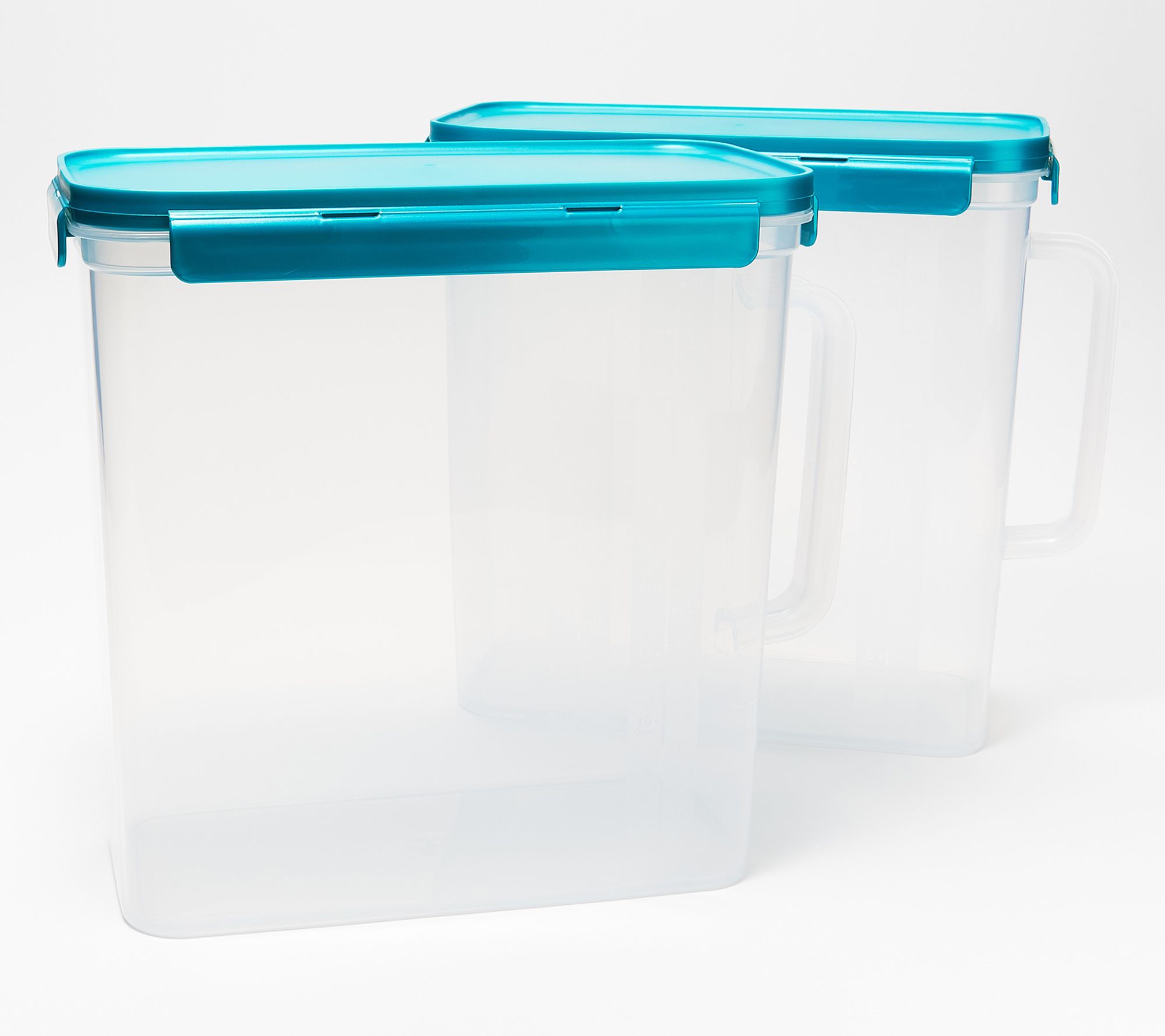 Extra Large Cereal Containers Storage Set - [2 Pack,168oz. 21 cup] Airtight  Silicone Sealed Locking Lids extents freshness - Space Saving Kitchen
