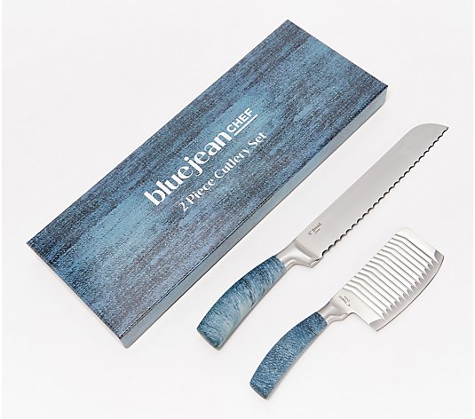 Blue Jean Chef 2-Piece Forged Cutlery Set in Gift Box