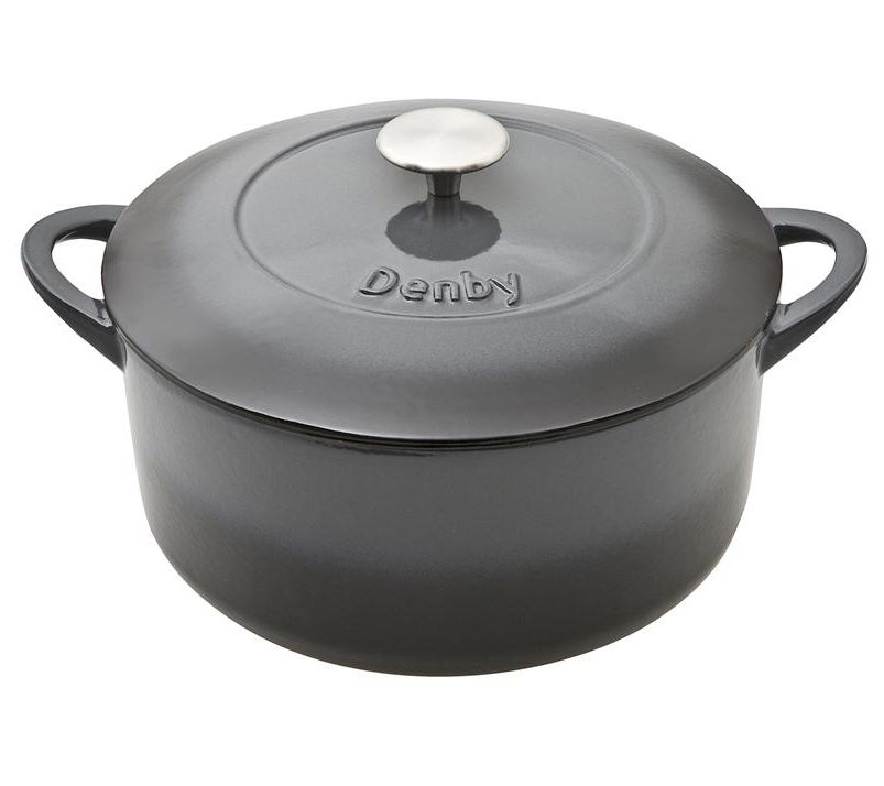 Denby 3.8L Cast Iron Shallow Casserole ,halo