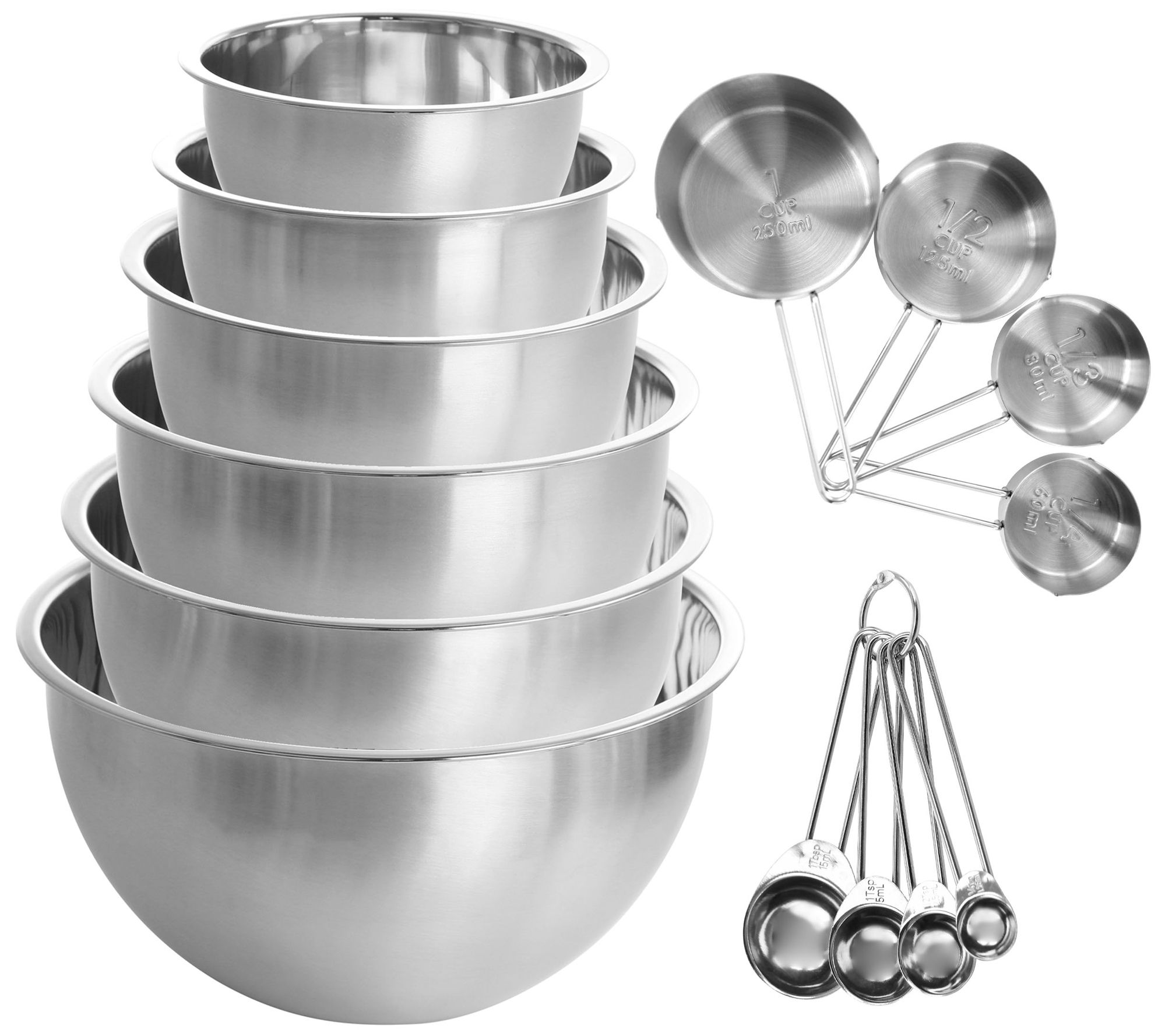 MegaChef Gray Silicone and Stainless Steel Cooking Utensils Set of 14