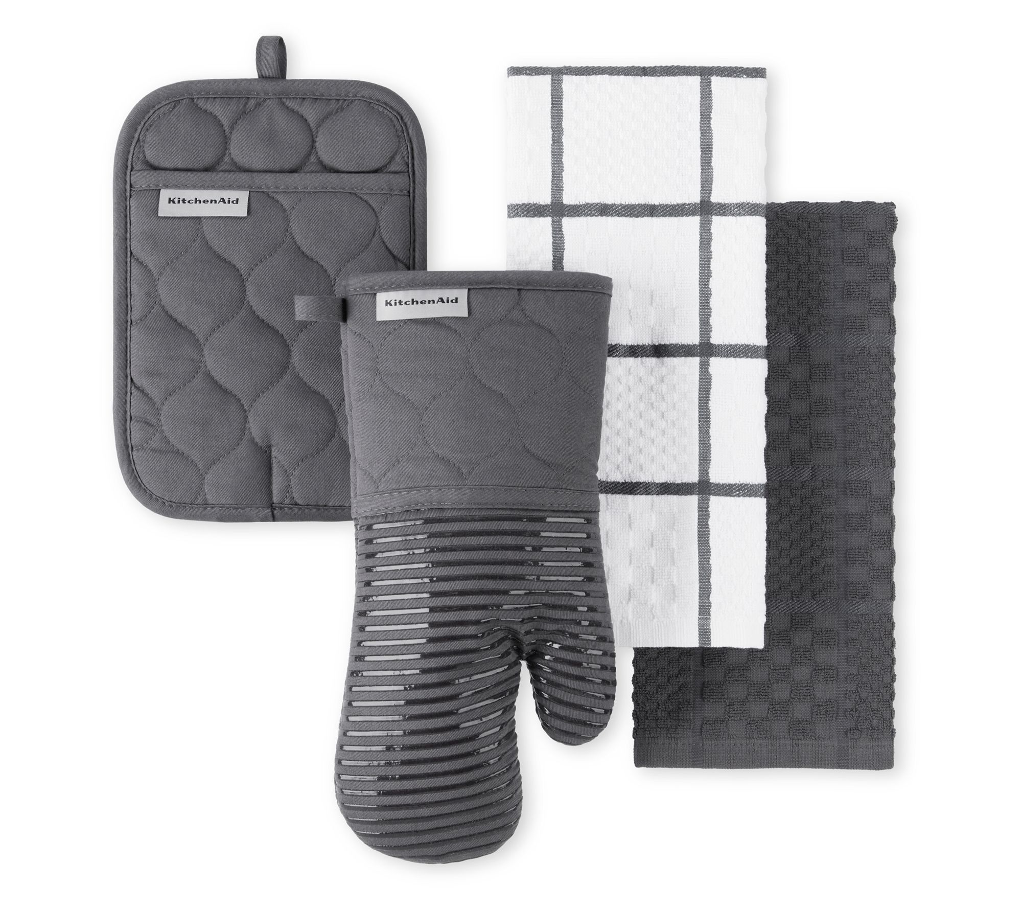 KitchenAid Quilted Cotton Terry Cloth 4-Piece Set