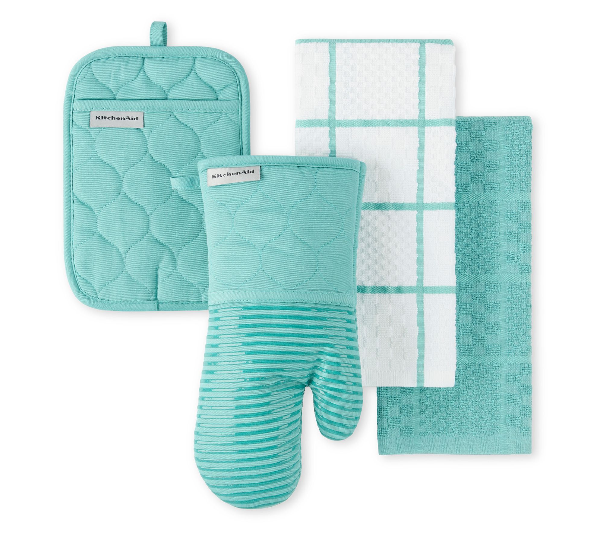 KitchenAid Quilted Cotton Terry Cloth 4-Piece Set