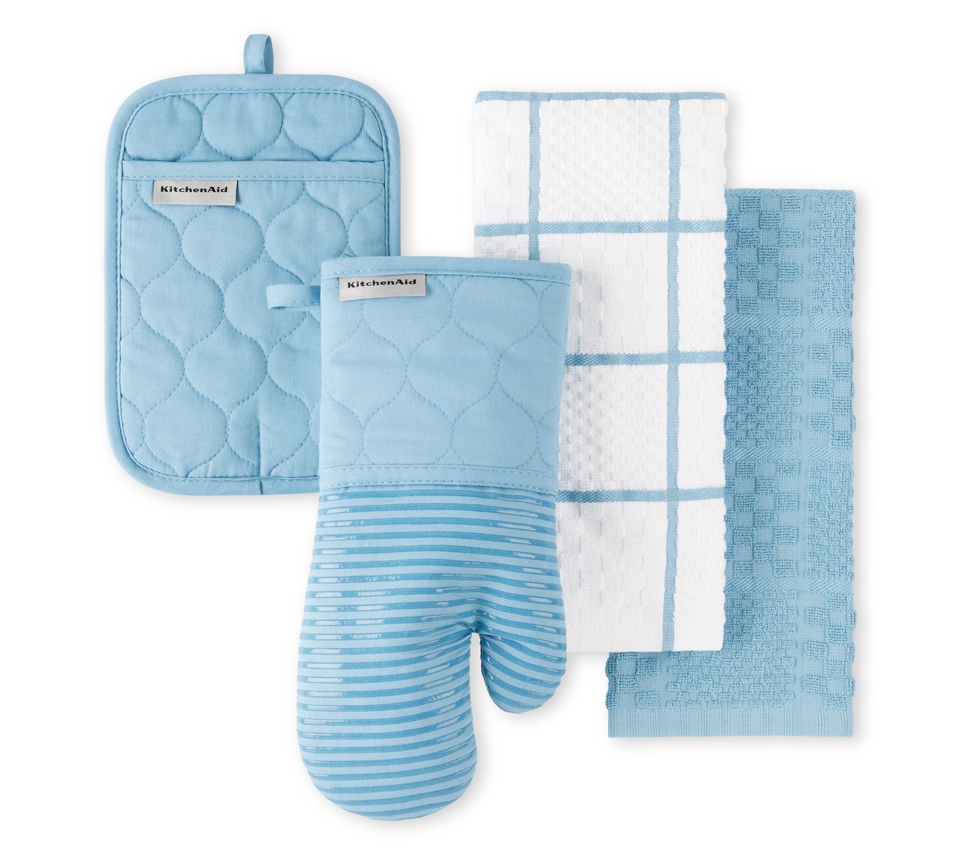 KitchenAid Quilted Cotton Terry Cloth 4-Piece Set