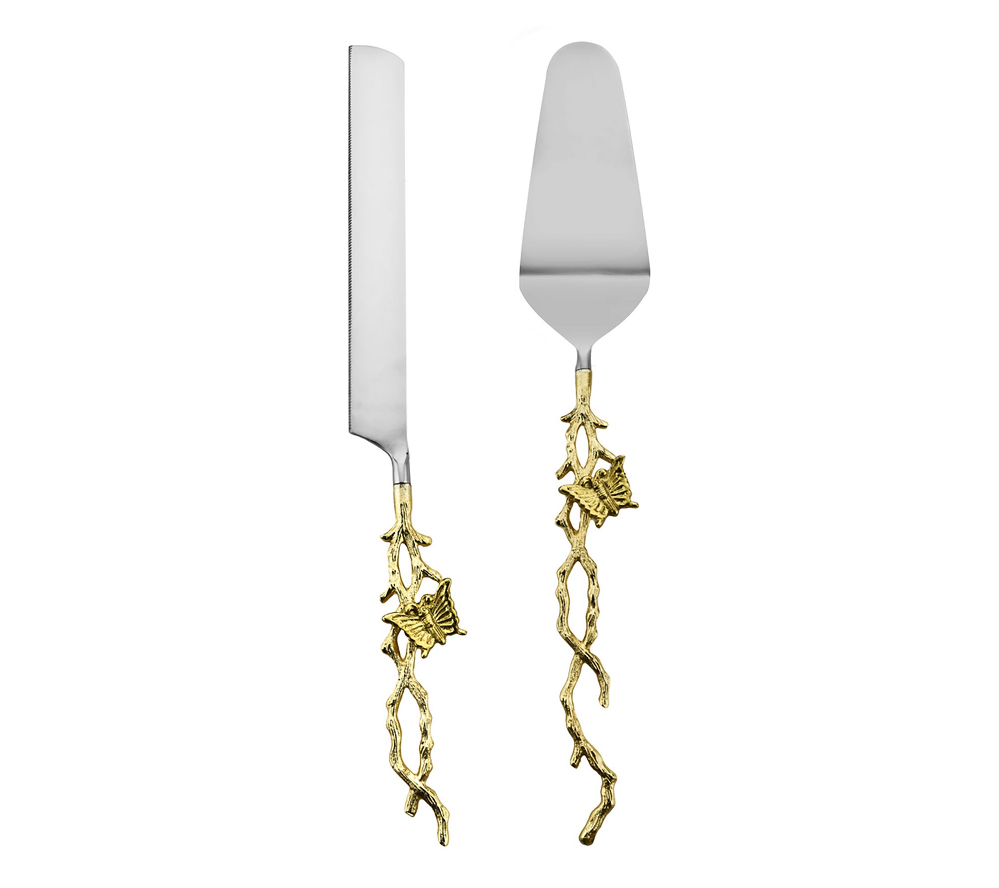 Godinger Butterfly Cake Knife & Server