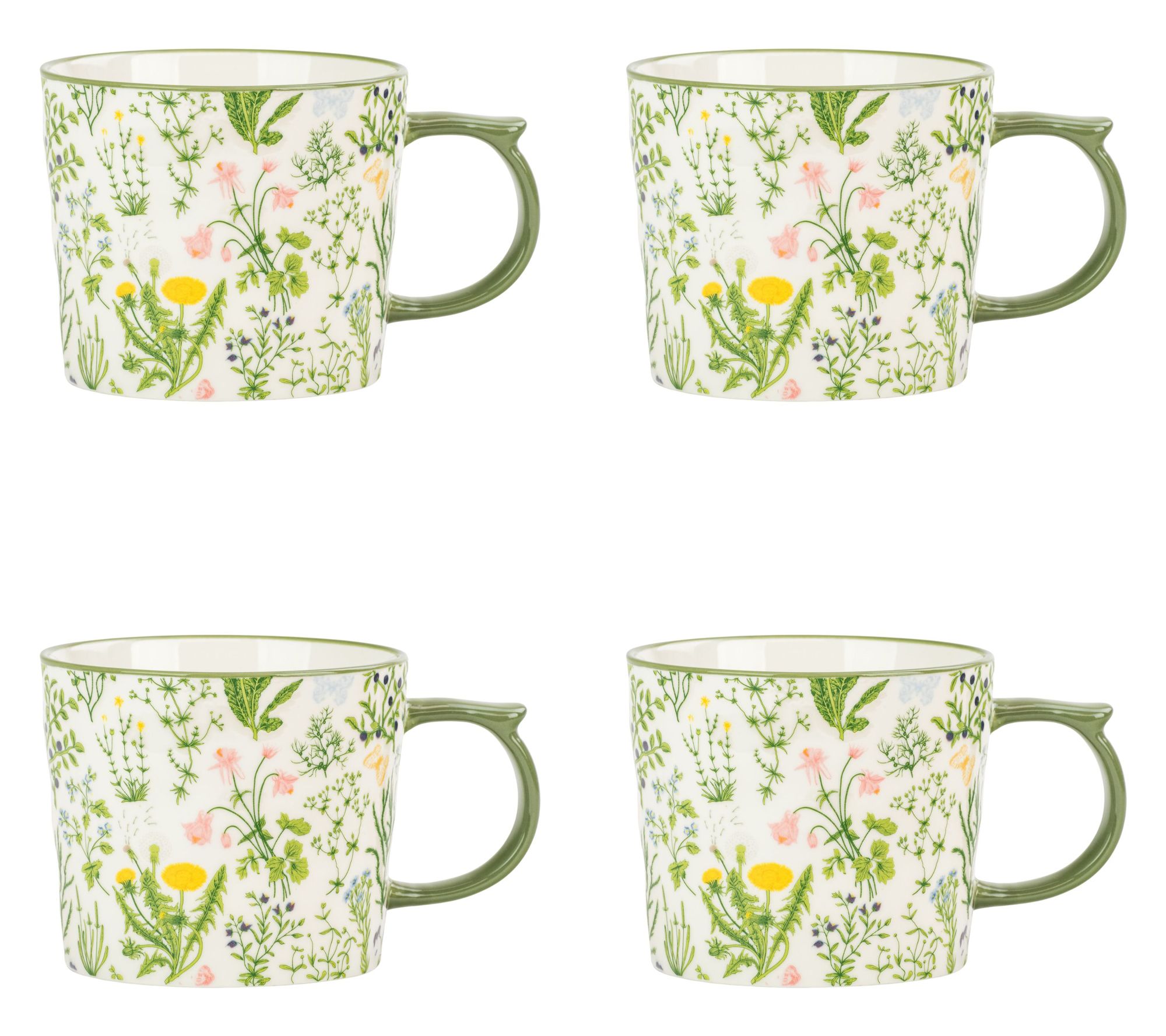 10 Strawberry Street Set of 4 Madison Mug