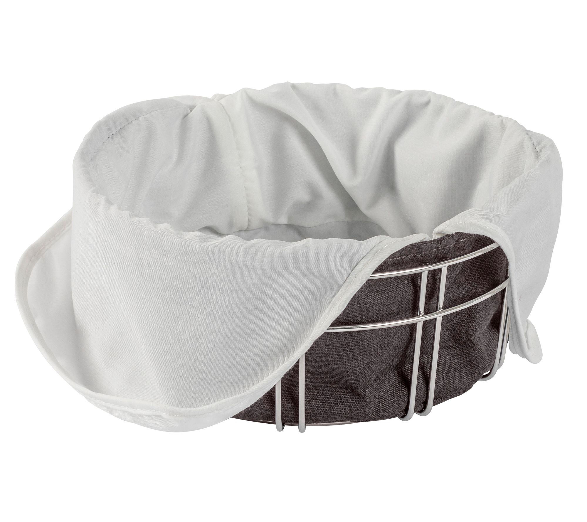 Fondue Bread Basket Metal