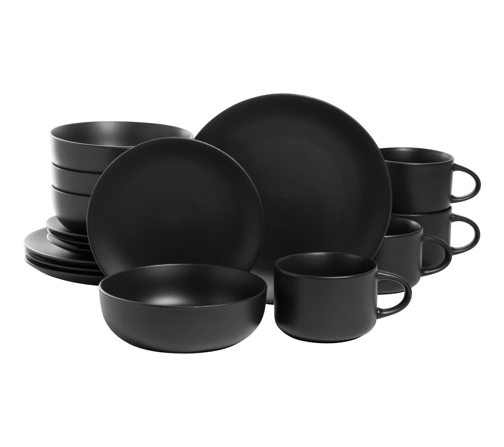  10 Strawberry Street 16 pc Wazee Matte Dinnerwa e Set