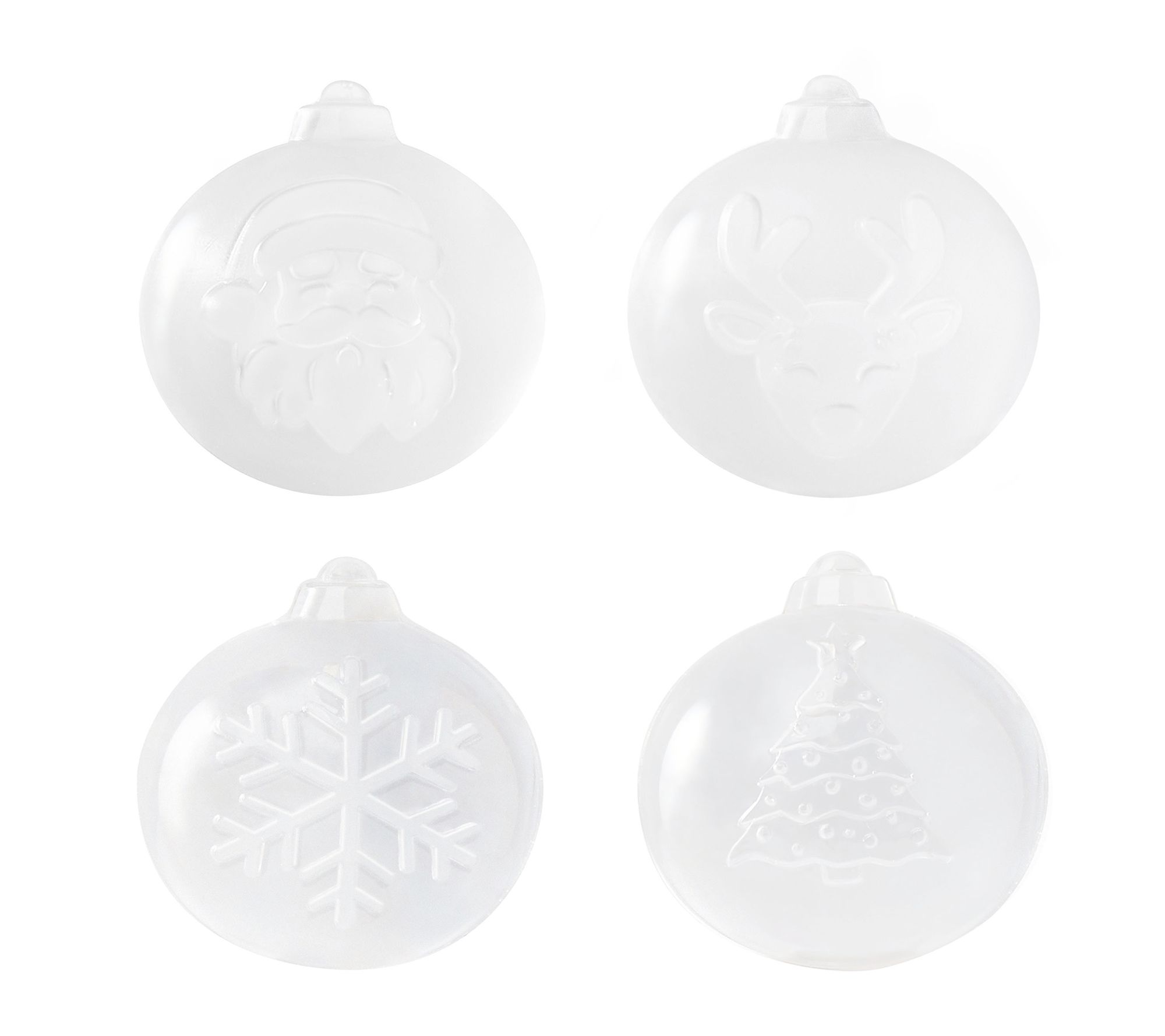 Tovolo Christmas Ornament Ice Molds Set of 4