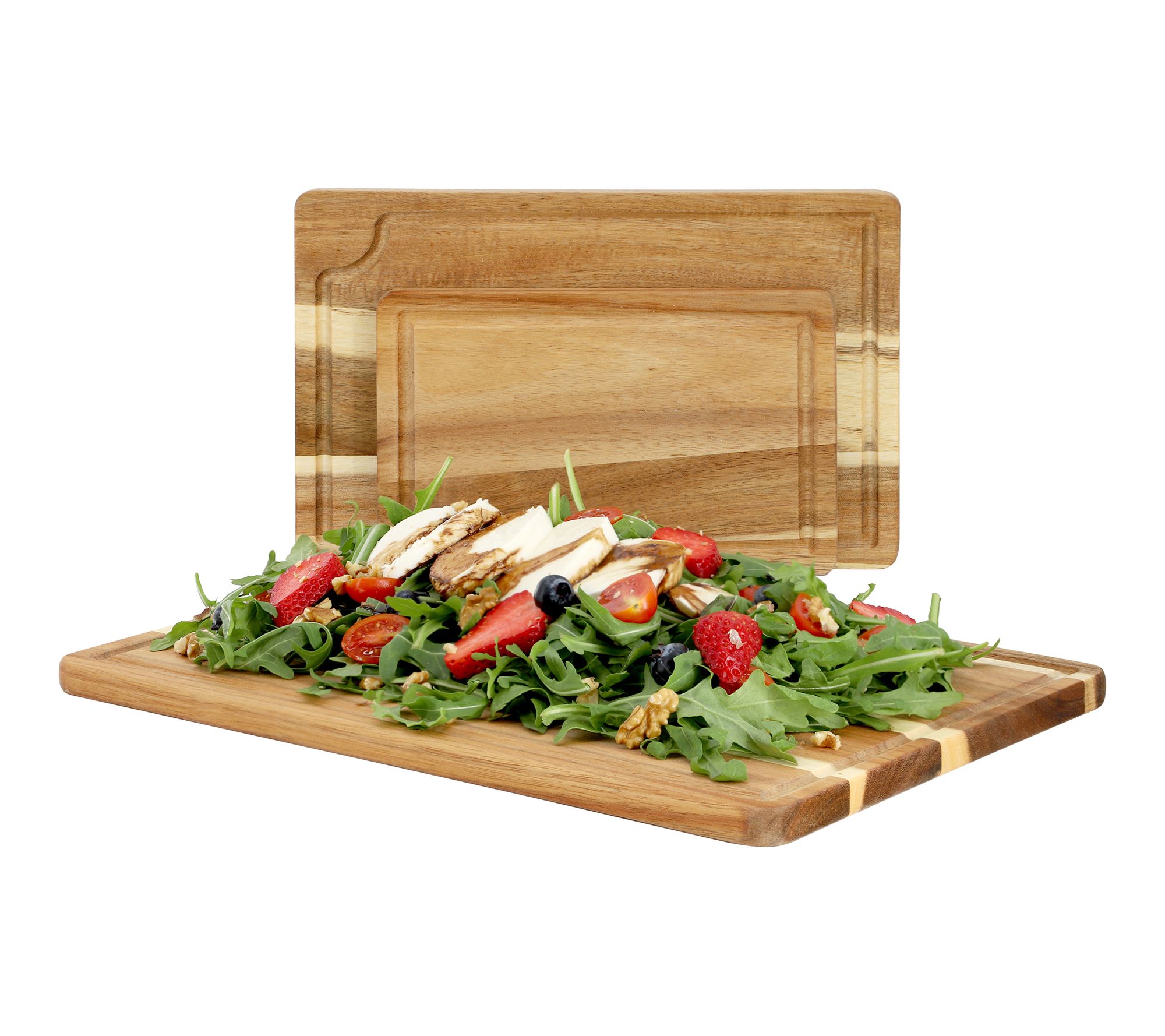 MegaChef 3pc Acacia Wood Cutting Board Set