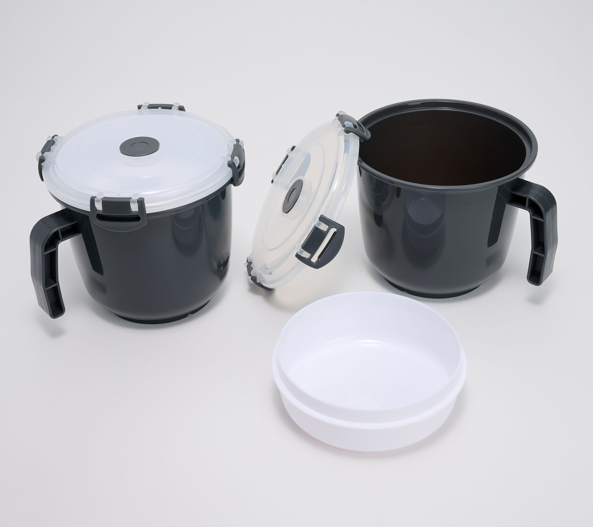Prepology Set of 2 Microwave Mugs w/ Vented Lids
