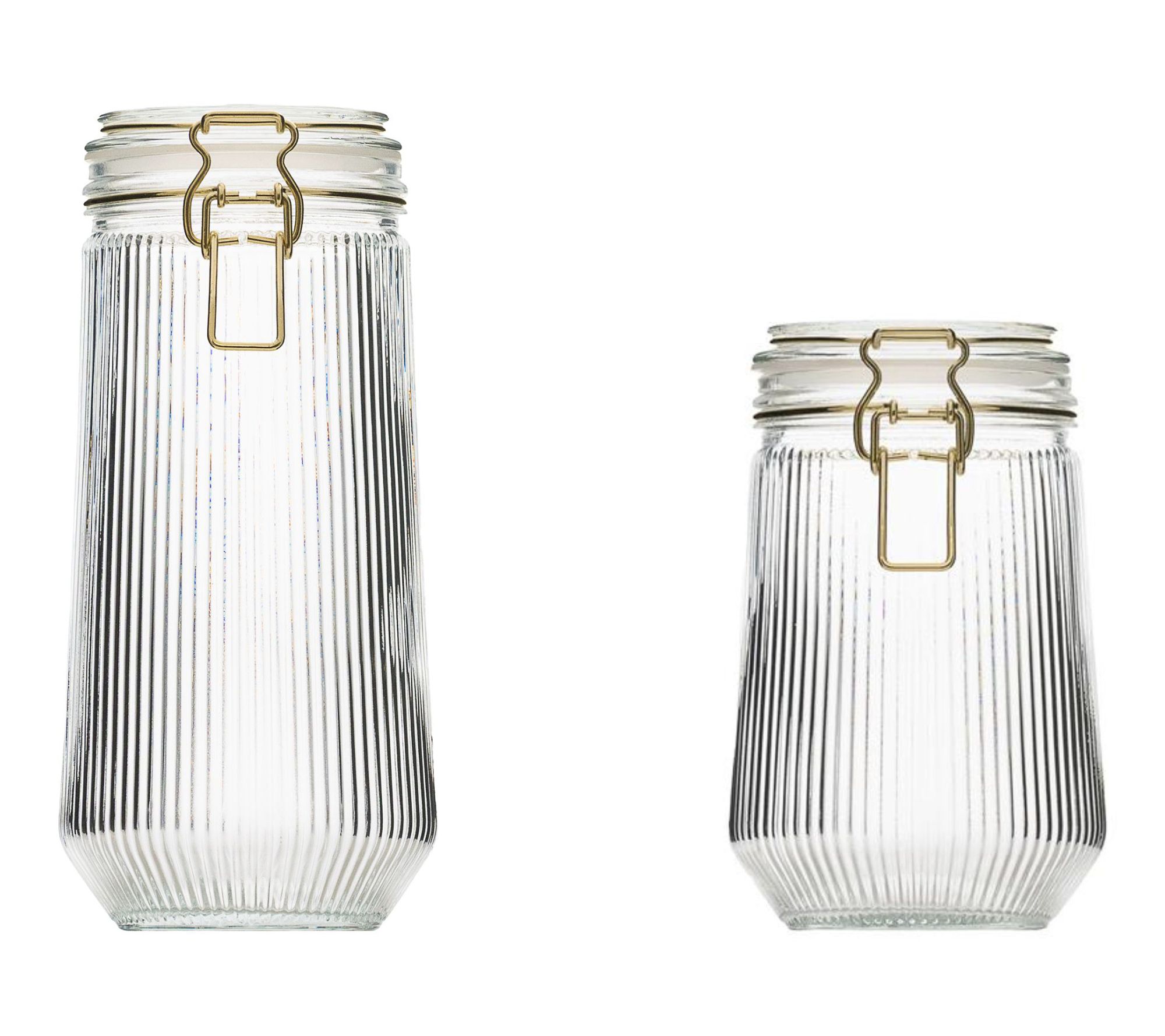 10 Strawberry Street Set of 2 Delancey Graduated Canisters