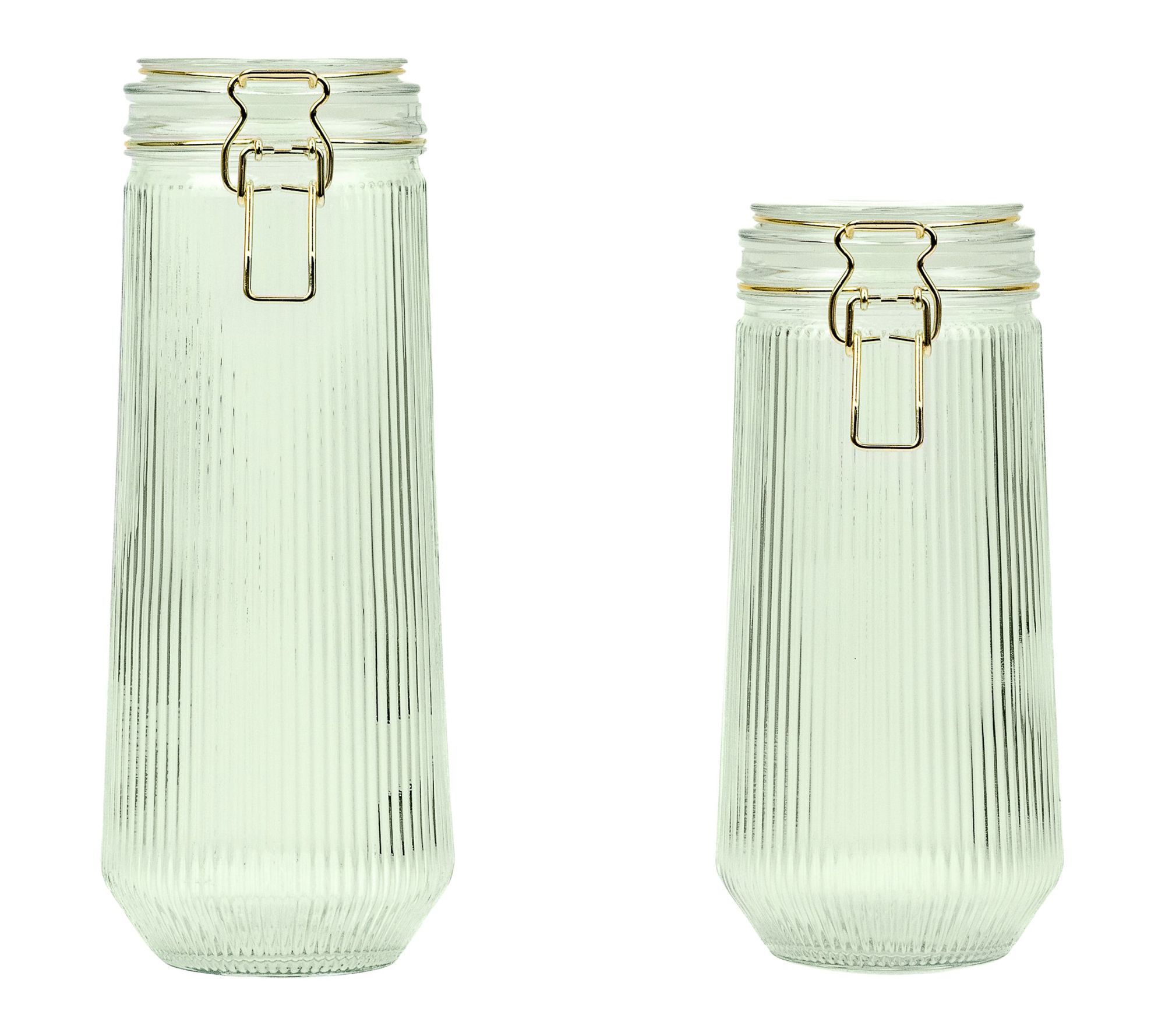 10 Strawberry Street Set of 2 Delancey Graduated Canisters