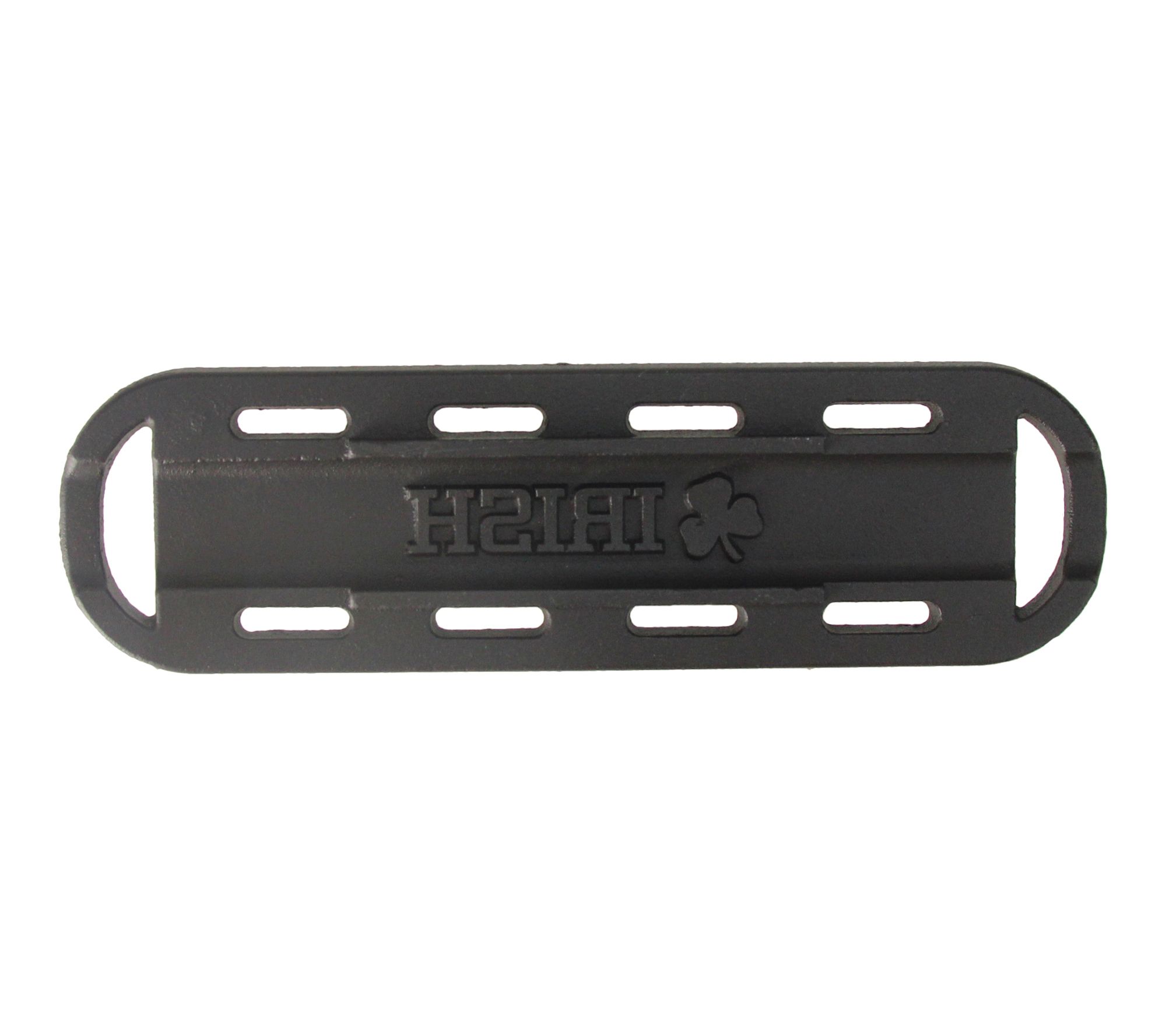 CC Sports Decor 8"  Cast Iron Grill Shamrock Branding Logo