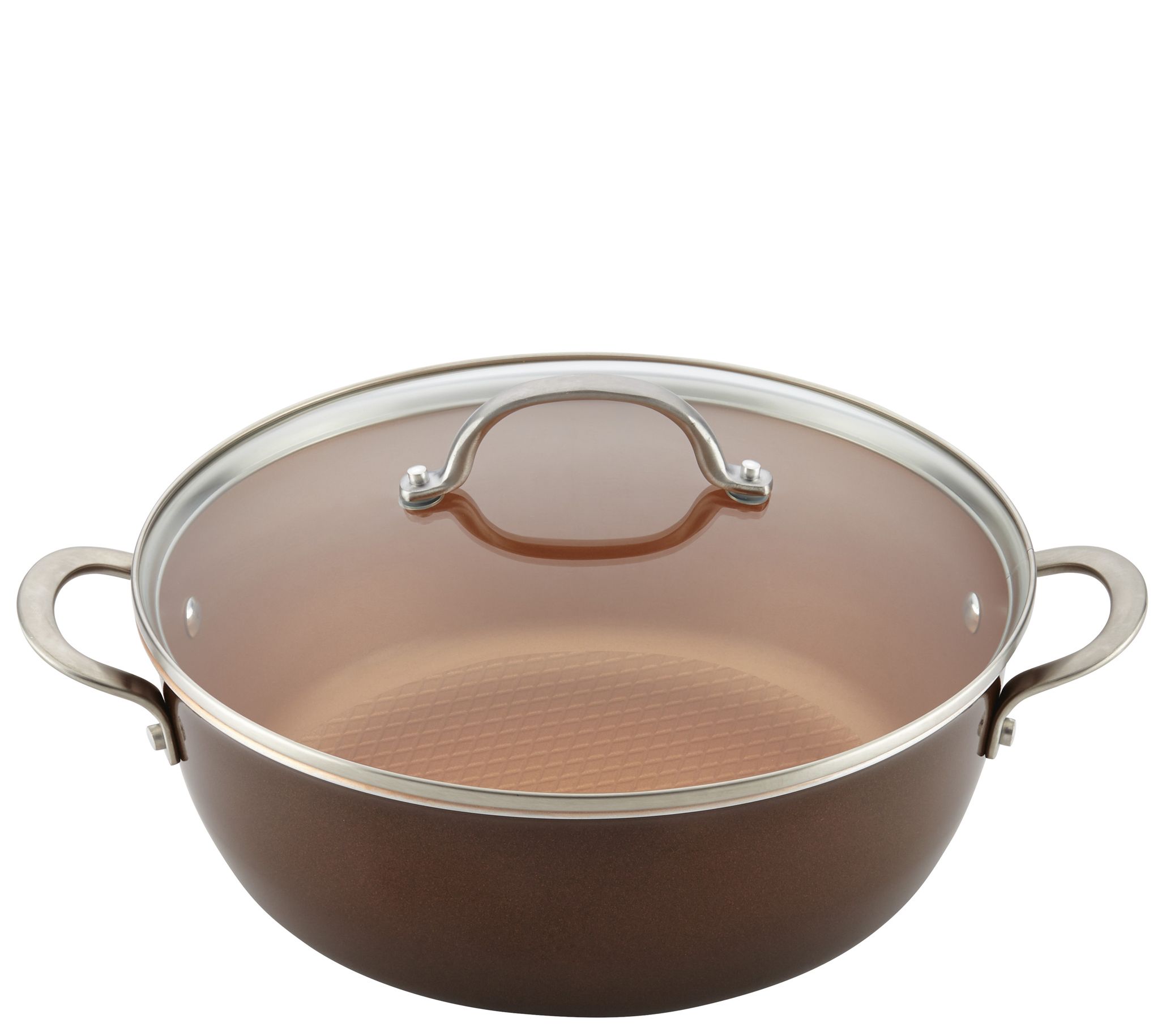 Ayesha Curry Hard-Anodized Nonstick 4-Qt. Saucepot with Lid