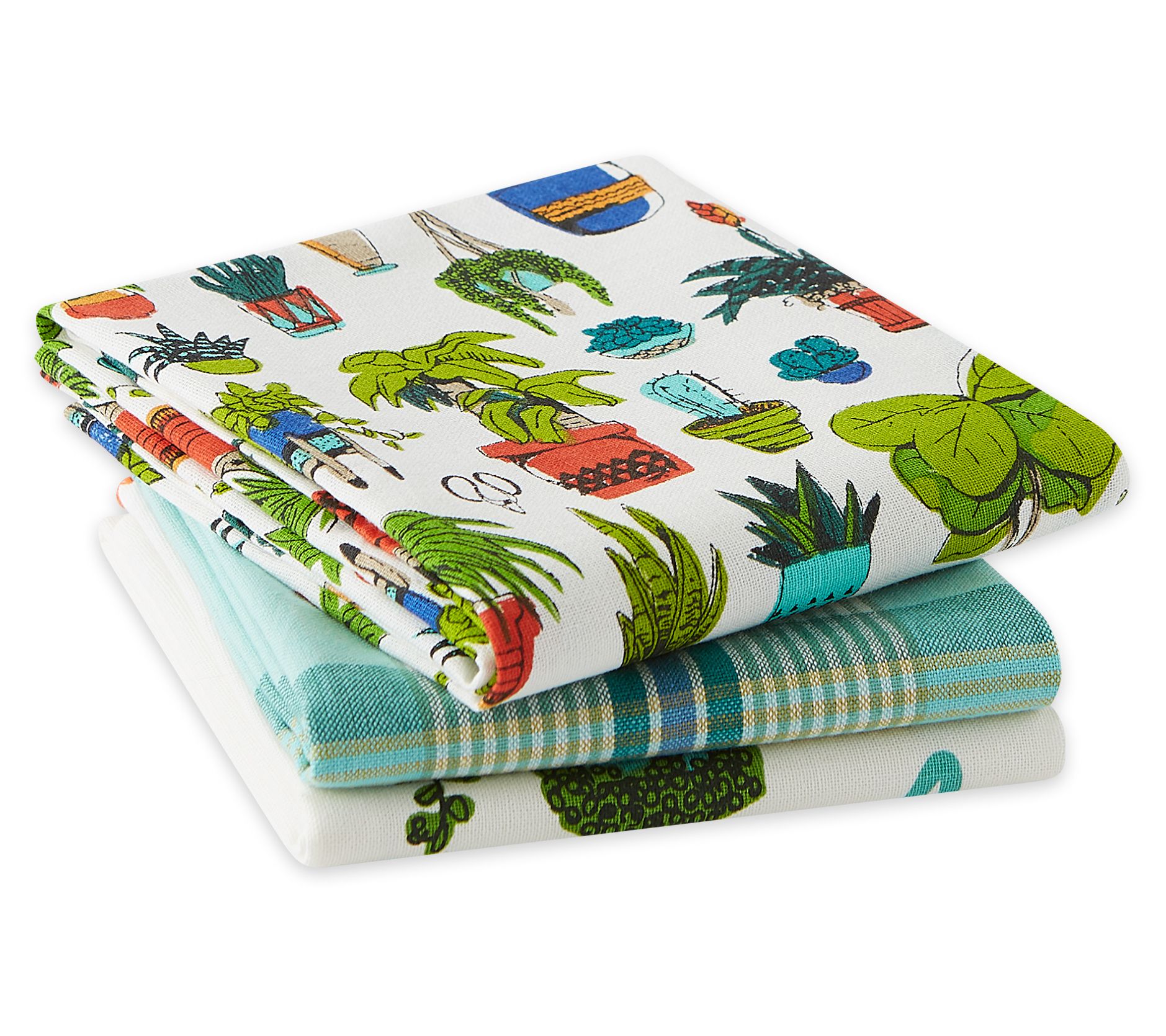 Design Imports Farm to Table Embellished Kitchen Towel Set of 4