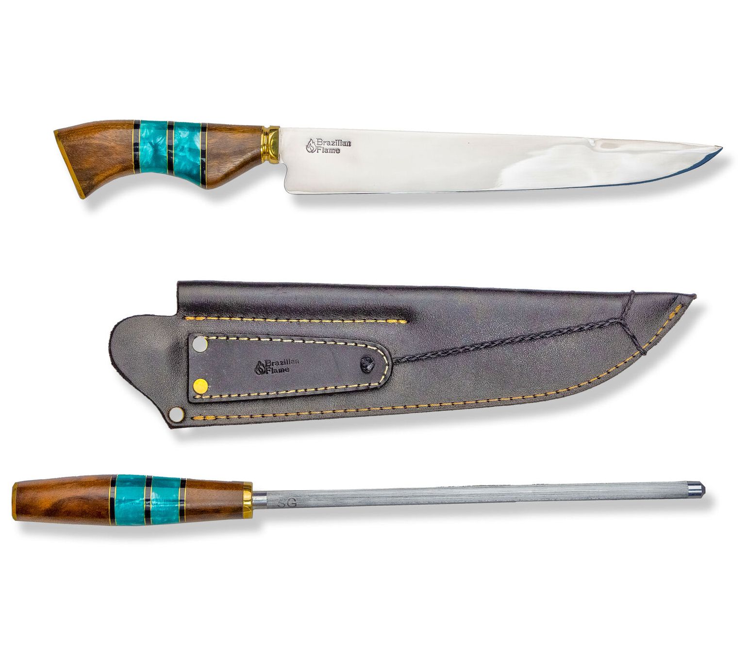 Chefologist 3-Stage Knife Sharpener with Scissor Sharpener