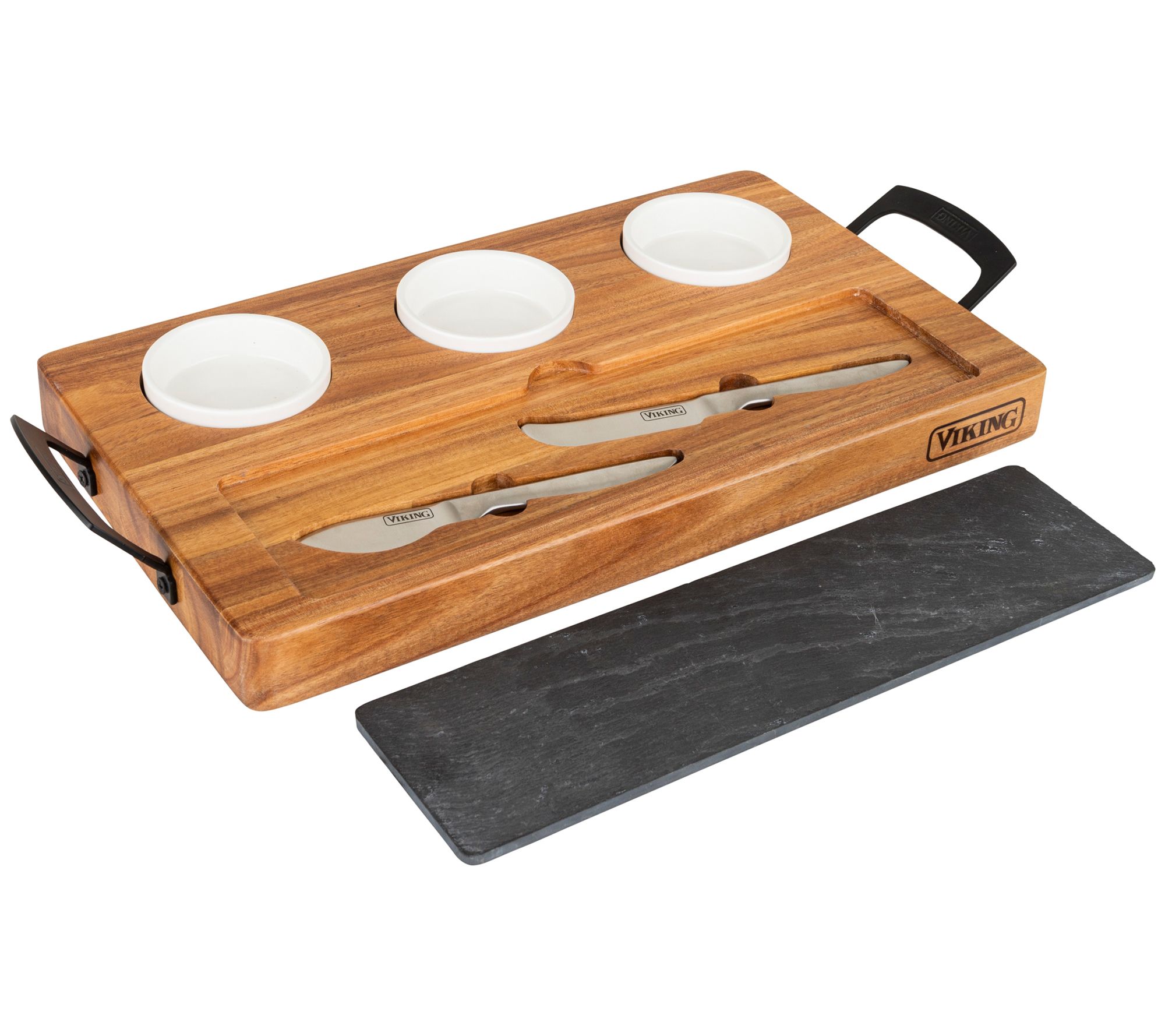 Delio Acacia Cheese Cutting Board & Tools Set