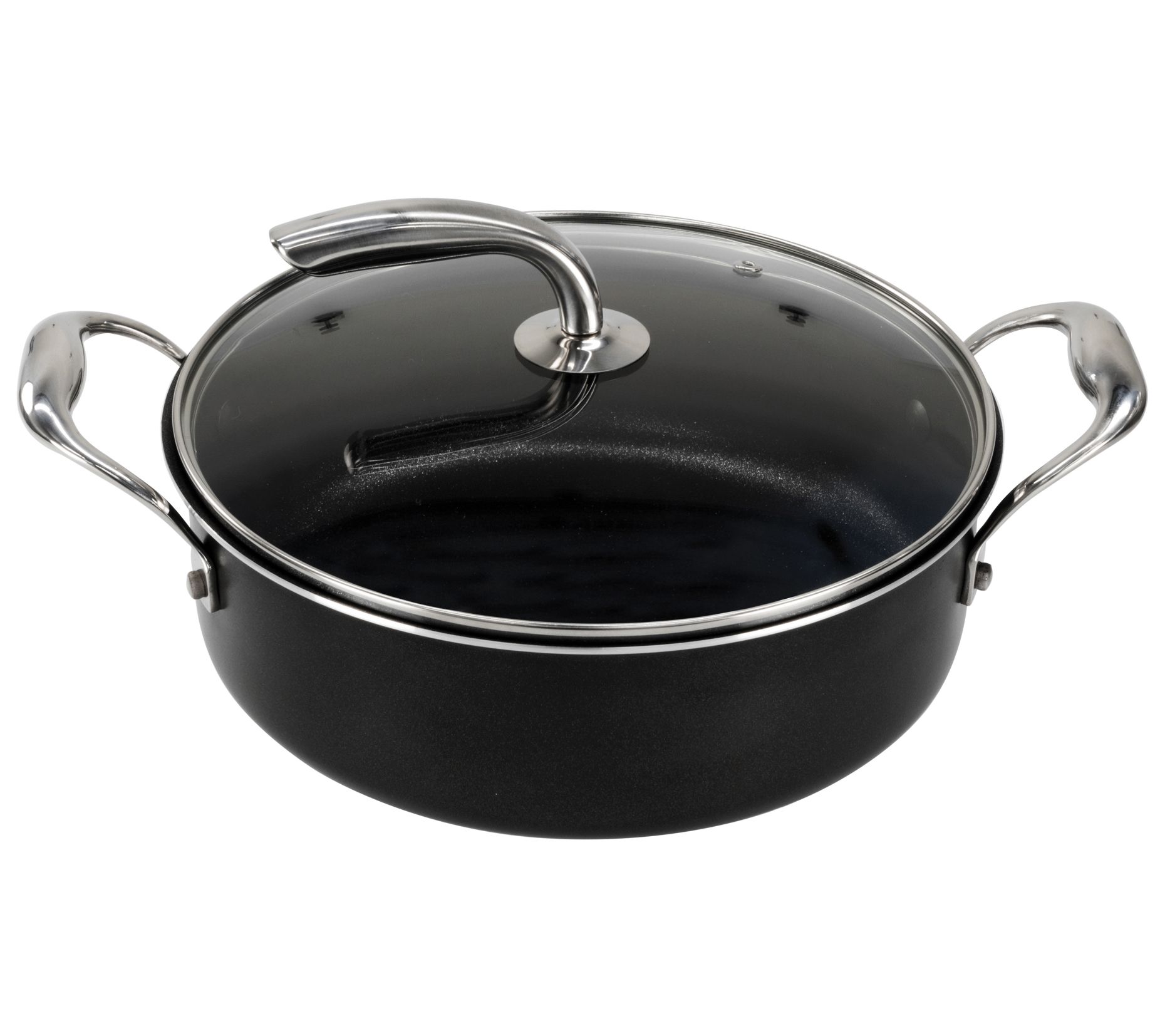 BergHOFF Ron 5.5-qt Cast-Iron Covered Casserole - Black