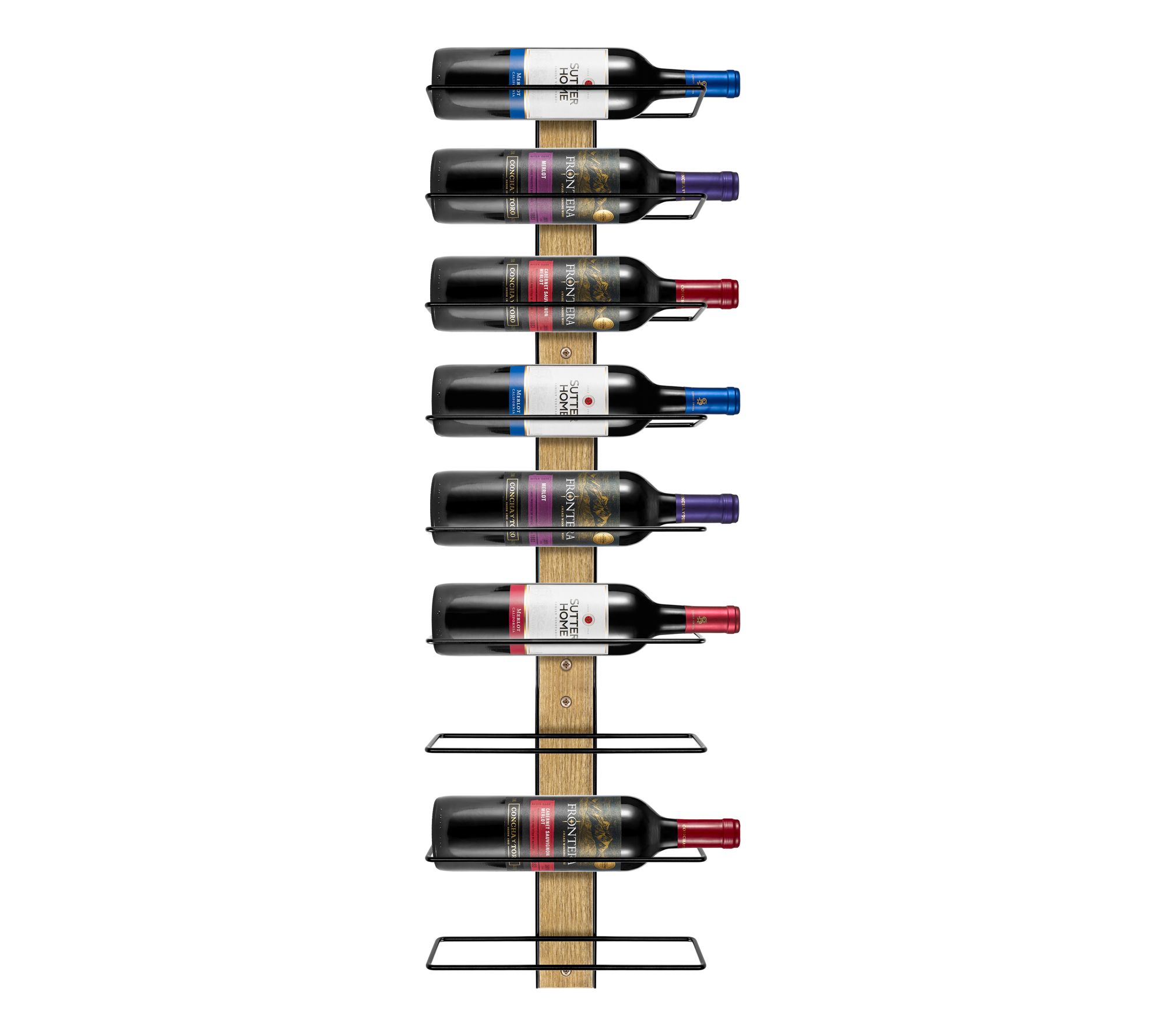 Sorbus 9 Bottles Wall Mounted Wine Rack- 3 Pack
