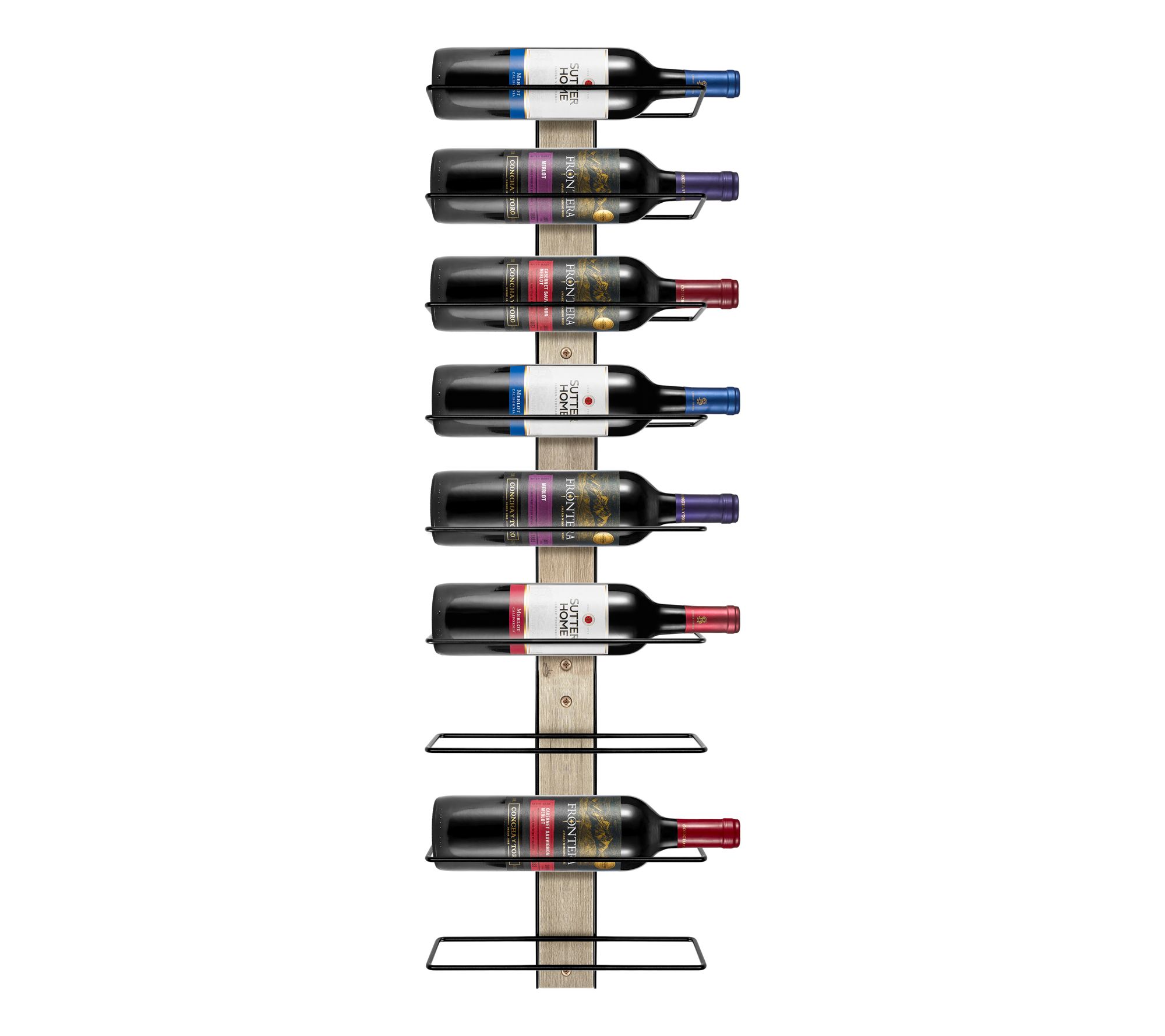 Sorbus 9 Bottles Wall Mounted Wine Rack- 3 Pack