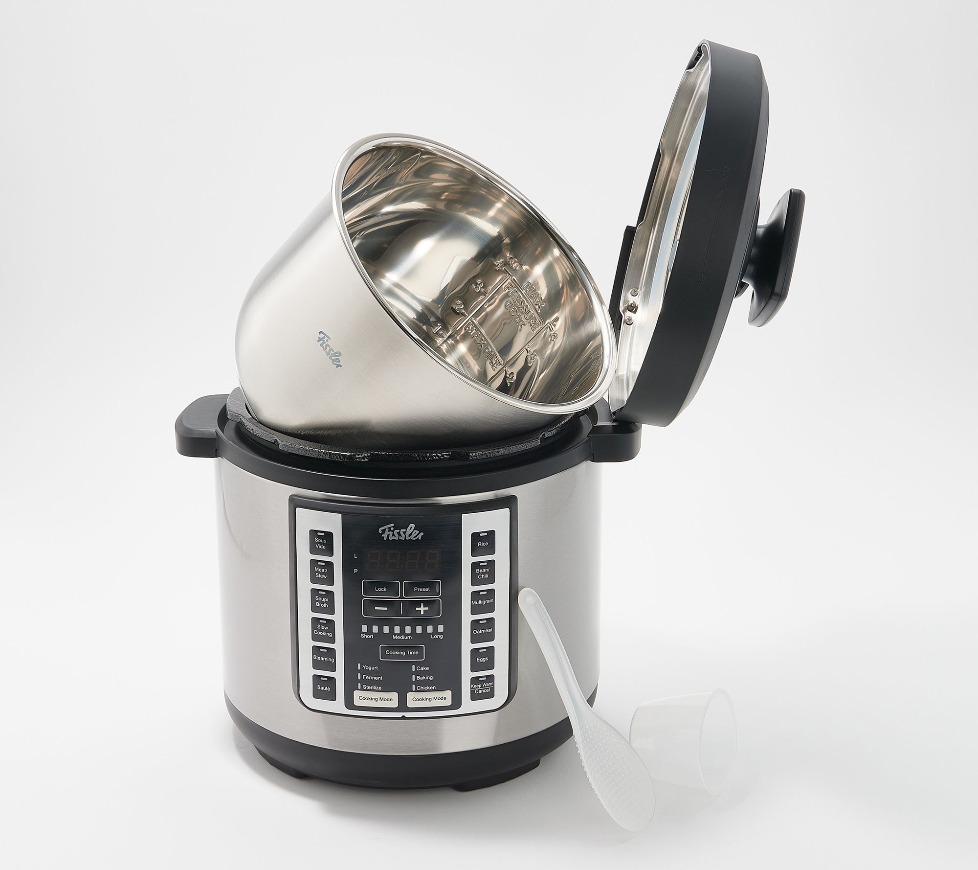 "As Is" Fissler Souspreme Stainless Electric 6qt Pressure Cooker