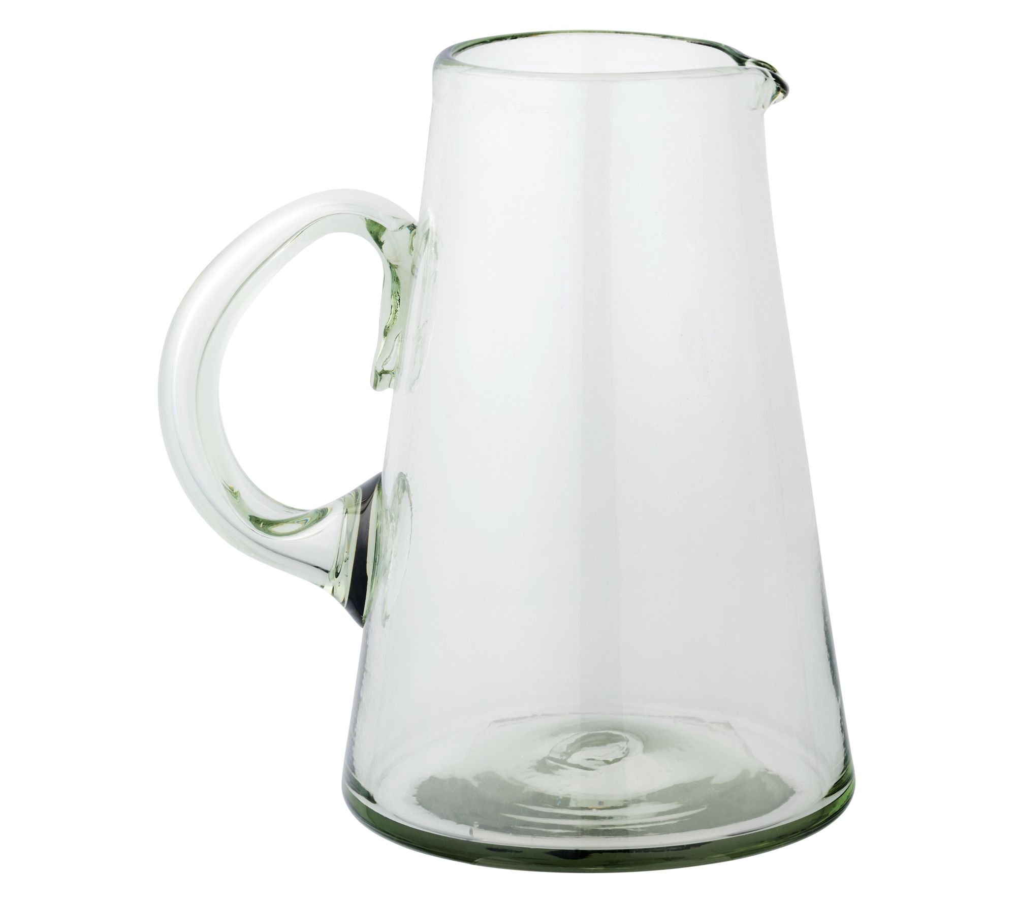 10 Strawberry Street Clear Pitcher Mexican Glass