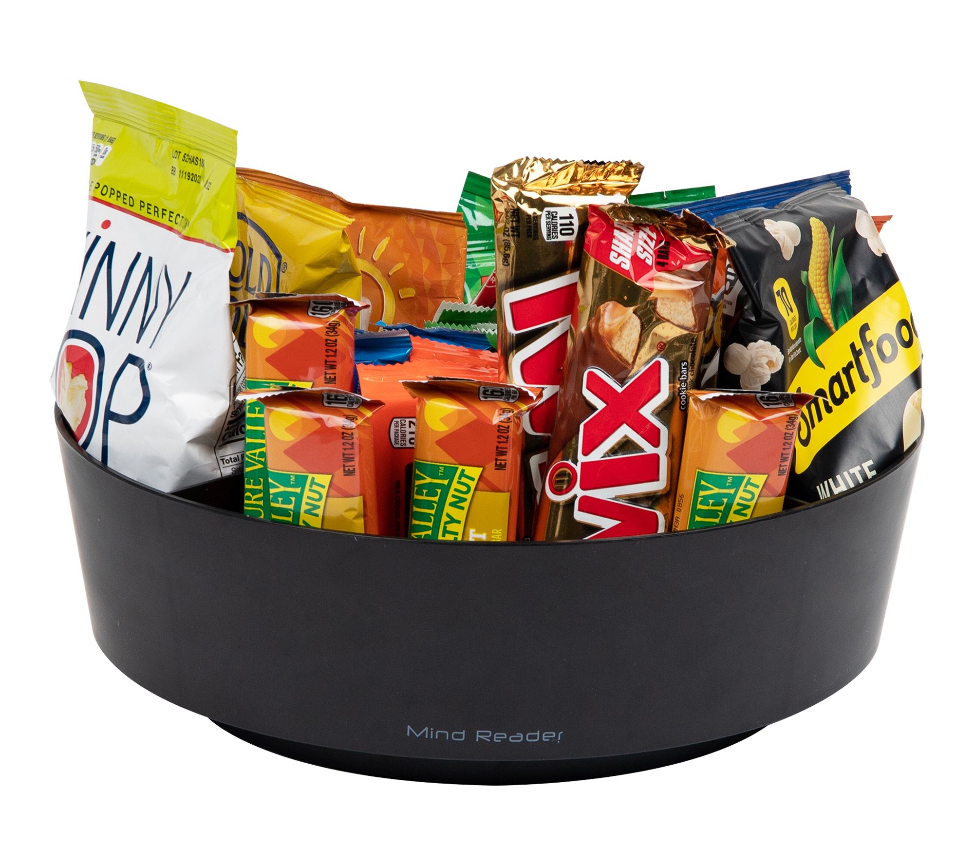 Mind Reader Snack Carousel, Countertop Organize r, Snack Tray