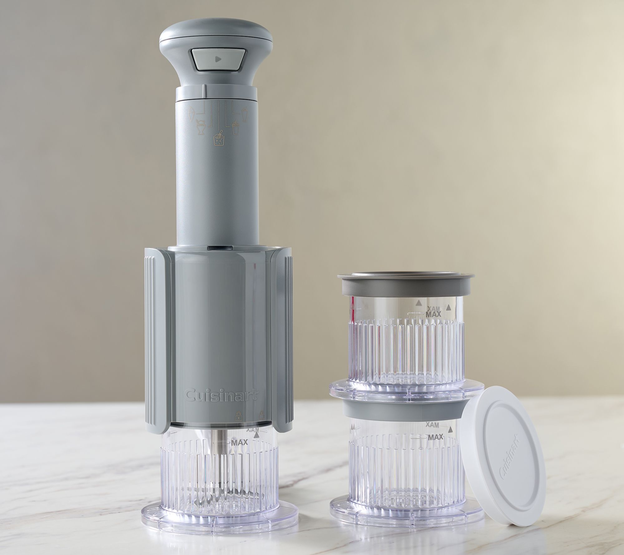 "As Is" Cuisinart FastFreeze Frozen Treat Maker w/ Pints