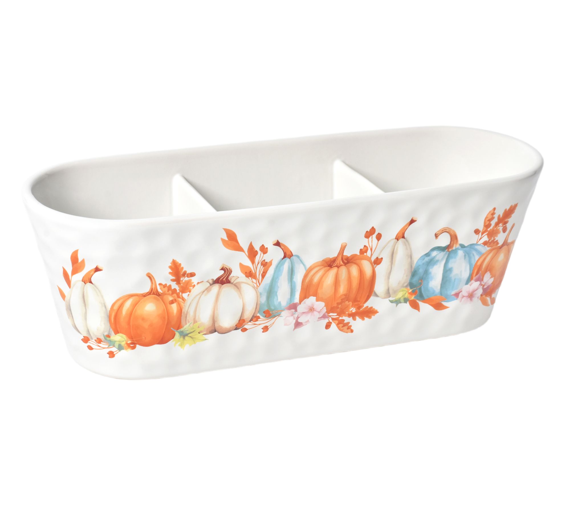 "As Is" Temp-tations Harvest 3-Section Utensil Holder