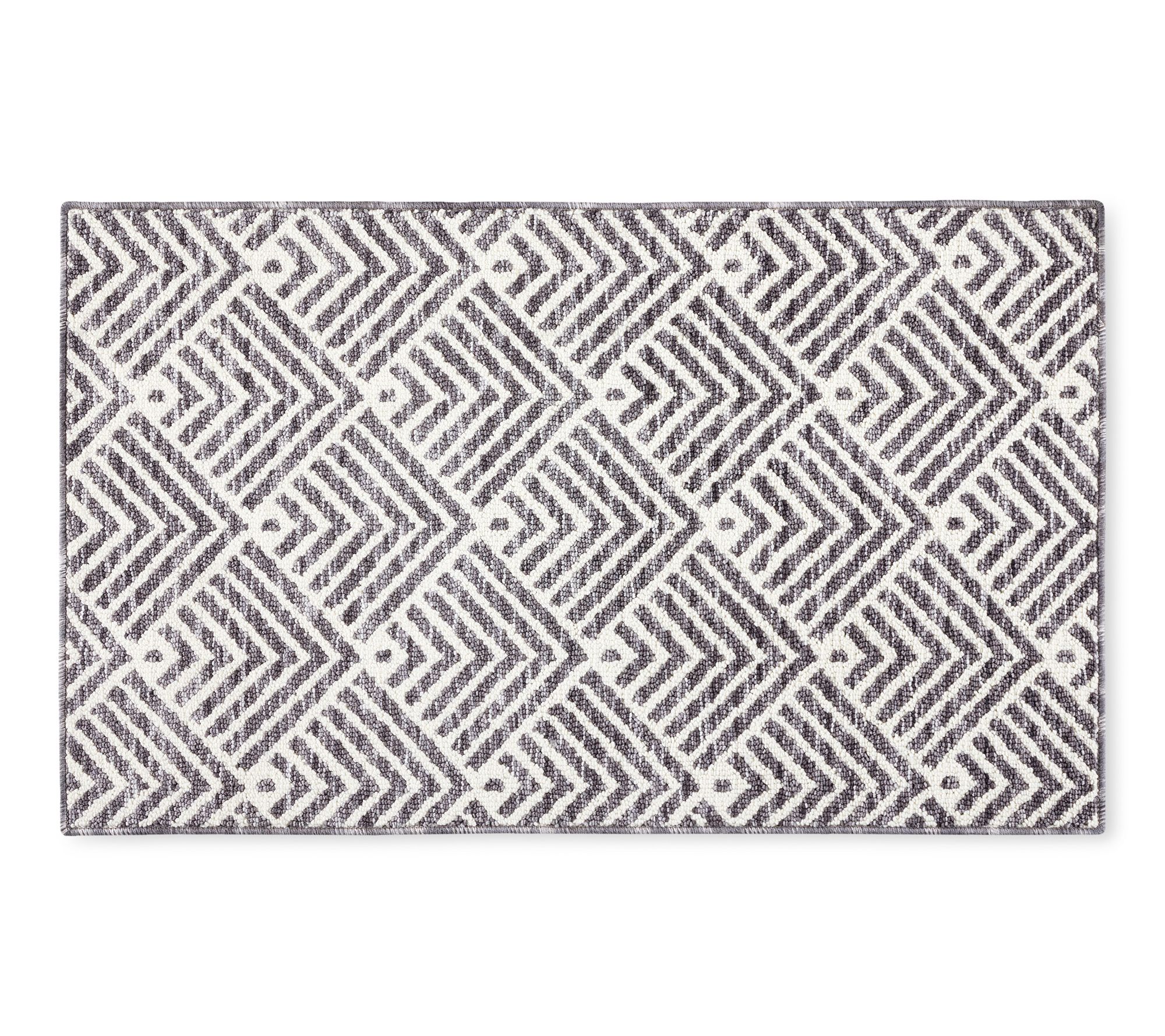 TCLI Walker Modern Stripe Washable 24"x40" Kitchen Mat
