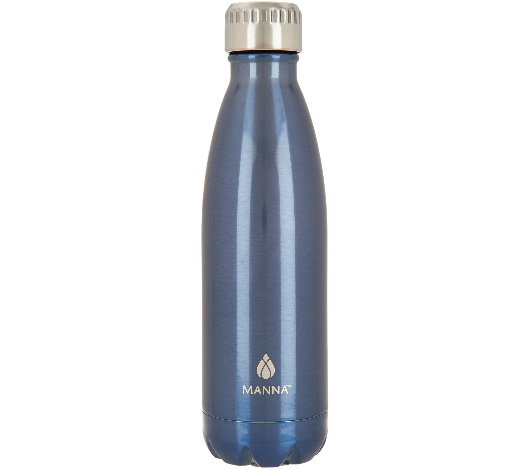 Manna Vogue S/2 17oz. Double Wall Stainless Steel Water Bottles 