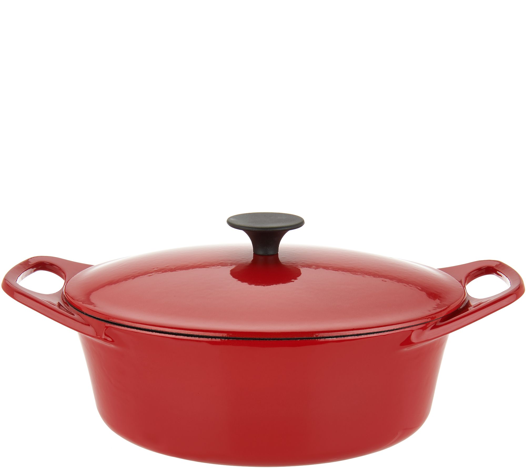 3.5 Quart Enameled Cast Iron Dutch Oven With Lid Heavy-Duty
