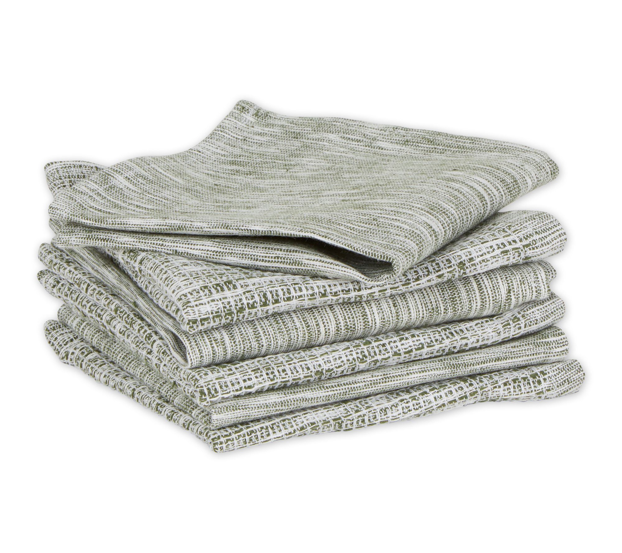 Design Imports Set of 6 Recycled Cotton Dishclo ths