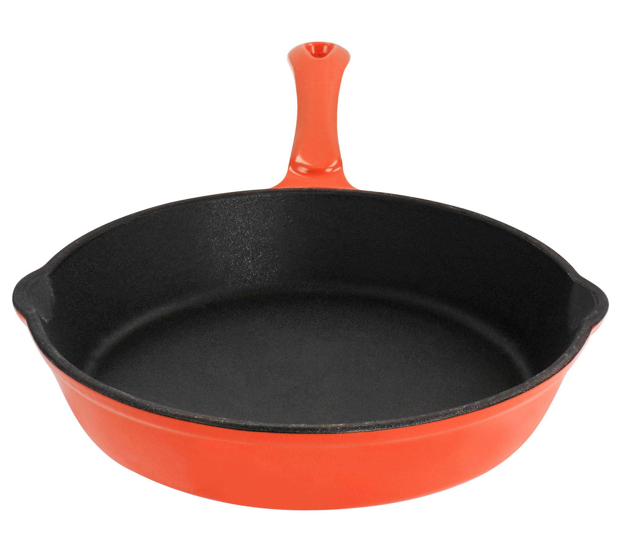 BergHOFF 2Pc Enamel Cast Iron 10 Fry Pan & 10 Grill Pan Set, Red